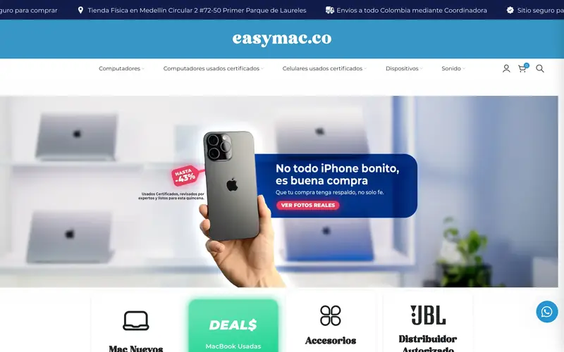 Sitio web de Easymac