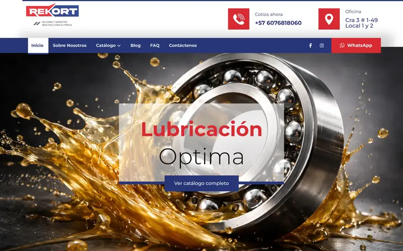 Sitio web de REKORT