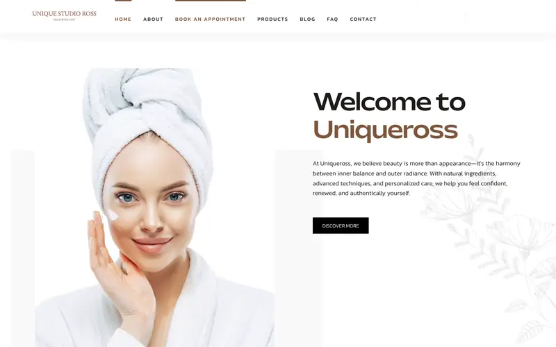 Sitio web de UniqueRoss