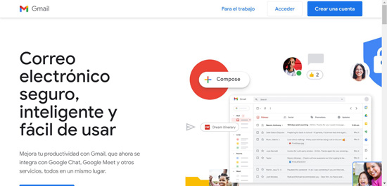 Crear una cuenta de correo en Gmail