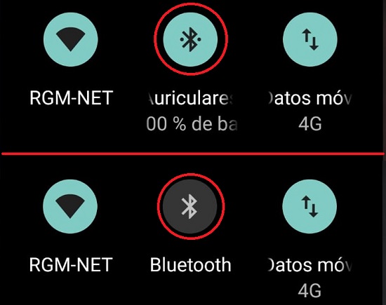 paso a paso para desactivar Bluetooth en Android