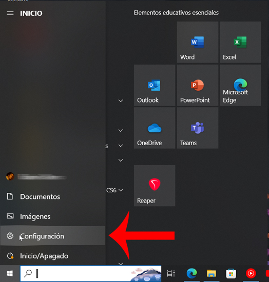 Activar el Bluetooth desde la configuración de Windows 10