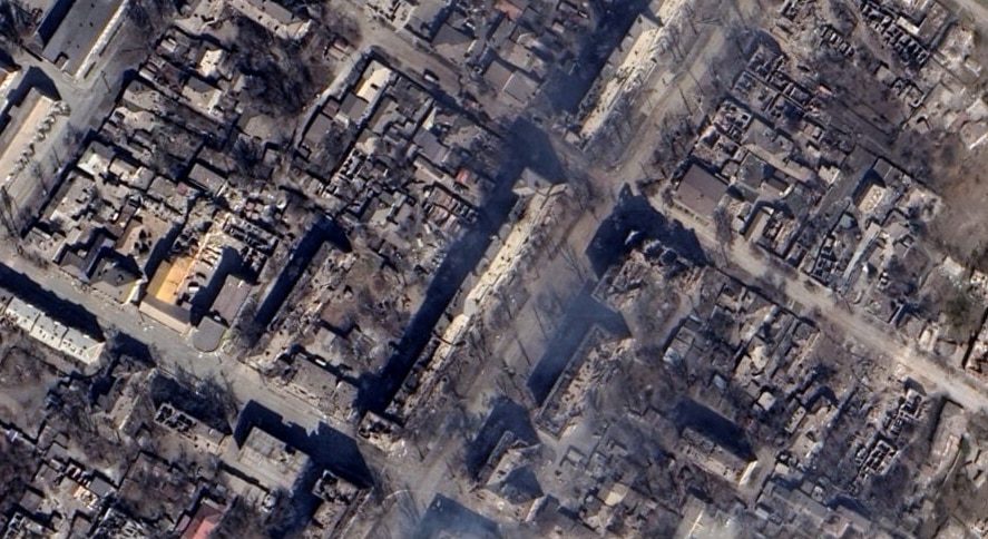 Google Maps mostró imágenes actualizadas de Mariúpol, la ciudad ucraniana devastada por el horror de una guerra injustificada