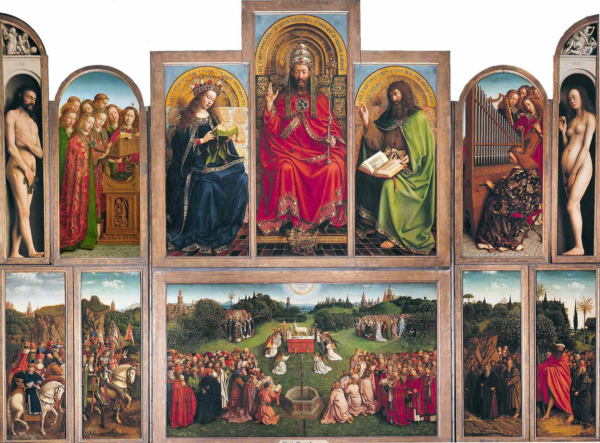 Adoración del corderio mistico  Jan van Eyck