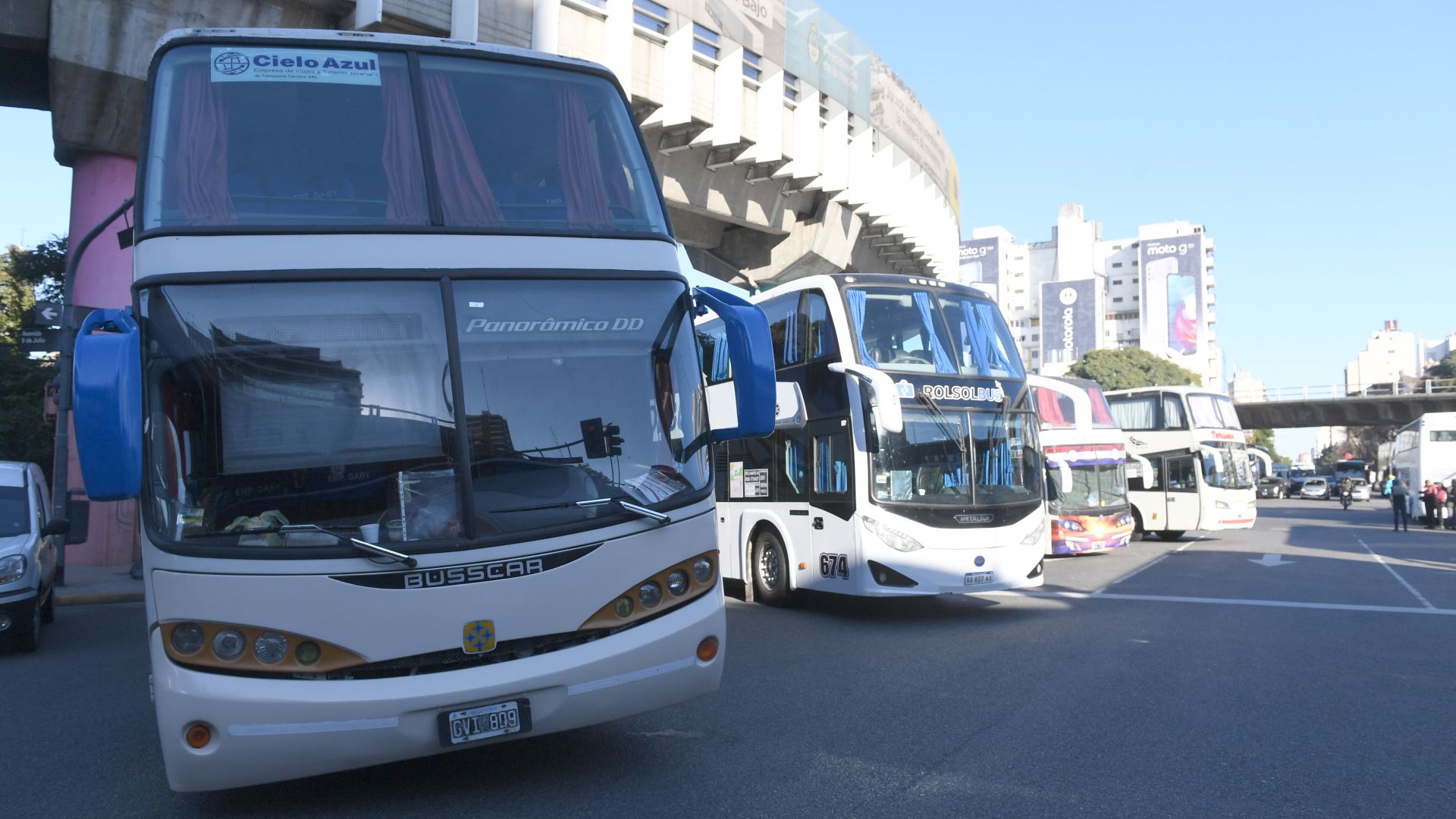 Corte 9 de julio Micros larga Distancia