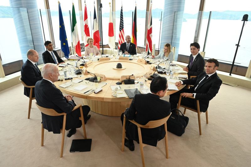 Líderes del G7 estudian las estrategias para contrarrestar la influencia económica de China en el comercio internacional. (REUTERS)