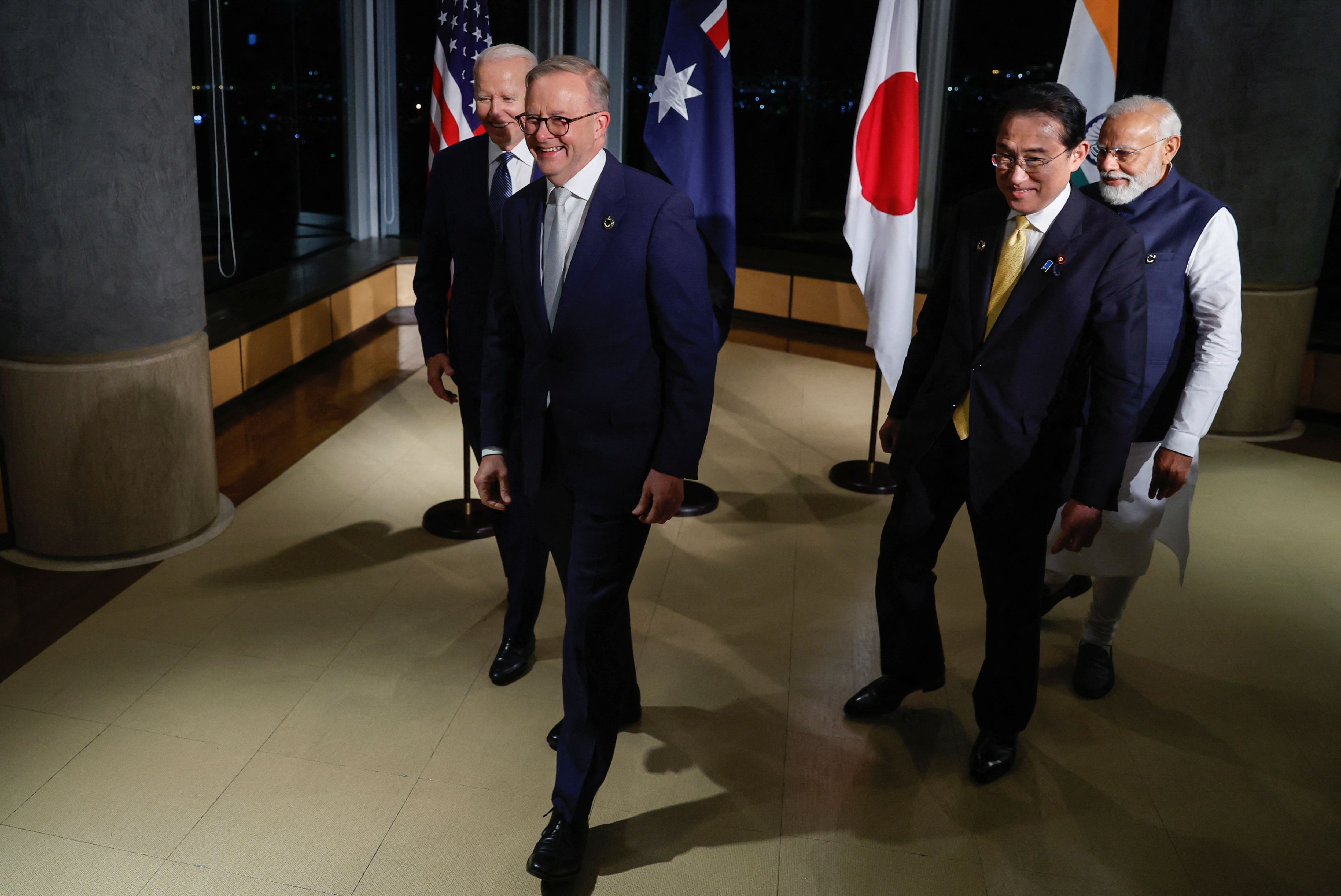 Australia respalda la declaración del G7 sobre reducir la dependencia económica de China. (REUTERS)
