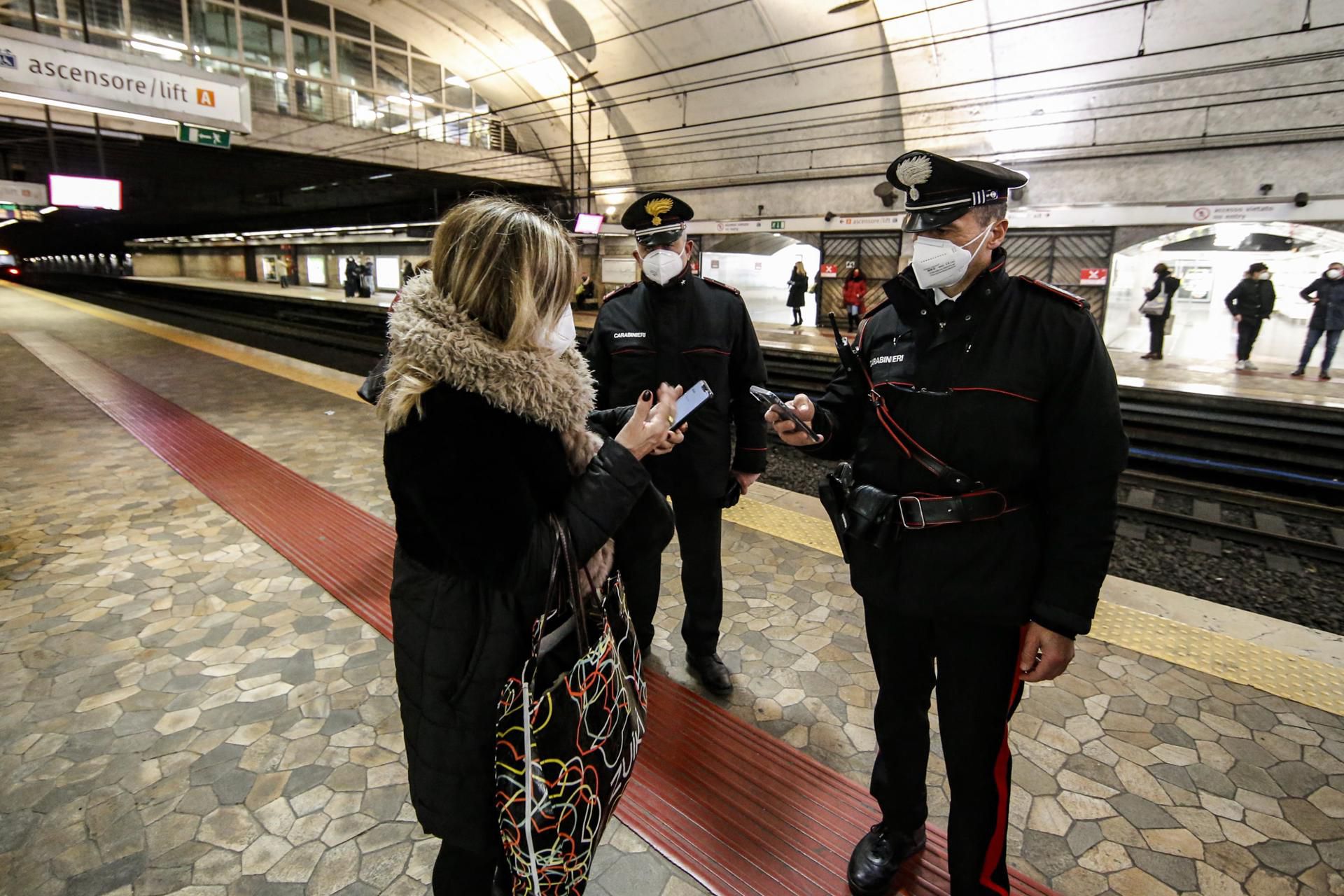 Italia despliega un operativo policial "extraordinario" en la estación de tren de Roma