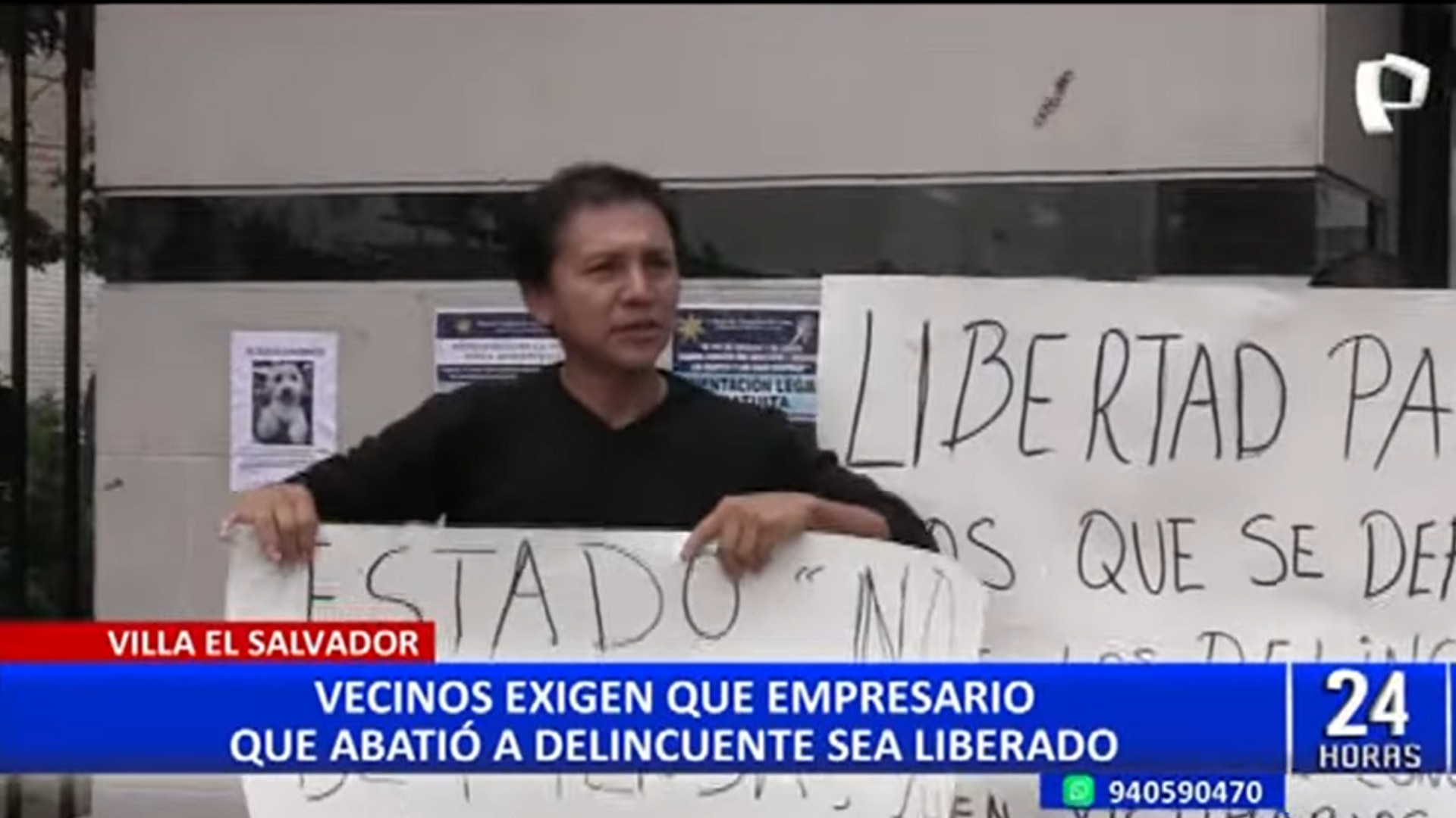 Vecinos piden liberación del dueño de chifa de Villa El Salvador