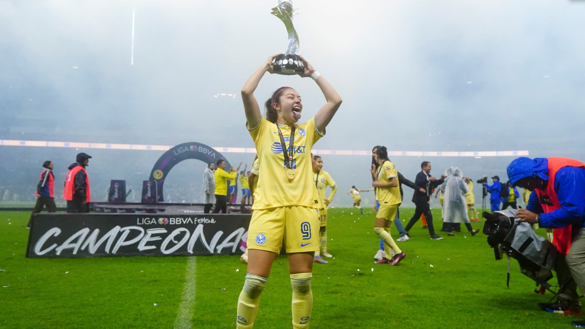 Katty Martínez fue considerada la mejor jugadora de la final de la Liga MX Femenil. (Twitter/@LigaBBVAFemenil)