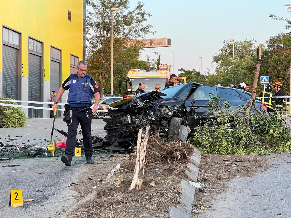 Accidente mortal en Villaverde, Madrid