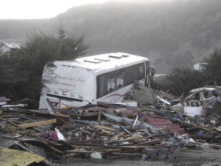  El sismo fuerte más reciente de Chile fue de 8.8 de magnitud (Archivo Fotográfico y Digital de la Biblioteca Nacional de Chile)