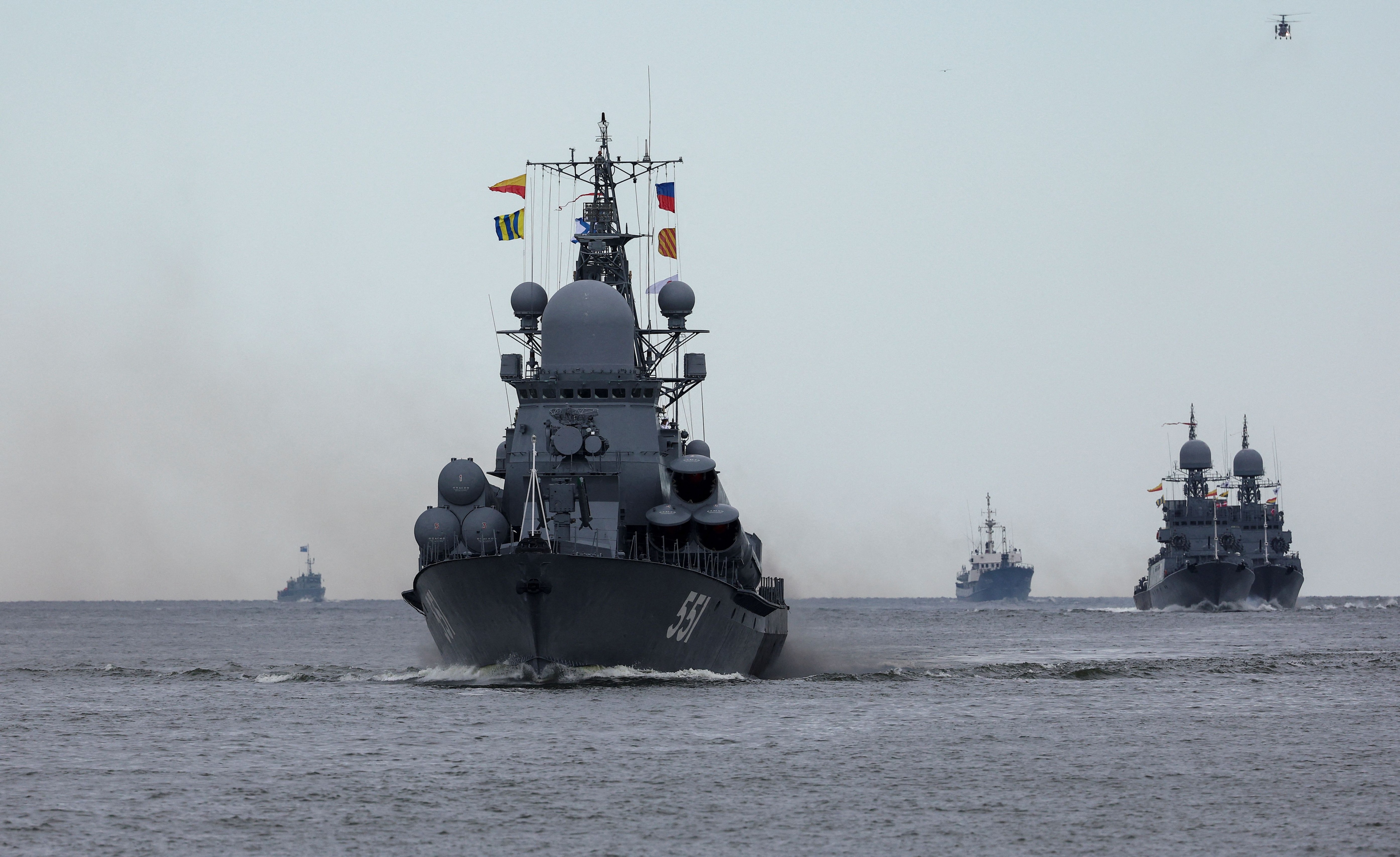 Taiwán detectó dos buques de la Armada de Rusia navegando cerca de sus agua territoriales. (REUTERS)