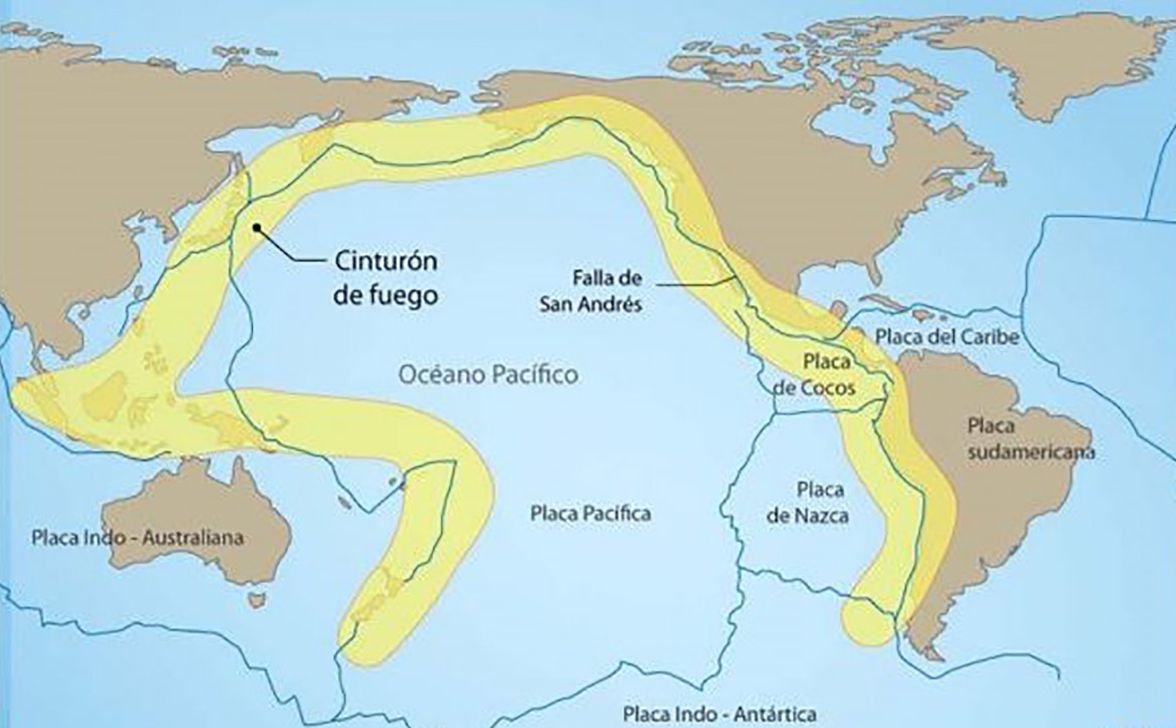 En el Cinturón de Fuego del Pacífico suceden aproximadamente el 80% de los temblores más fuertes del mundo. (Archivo Infobae)