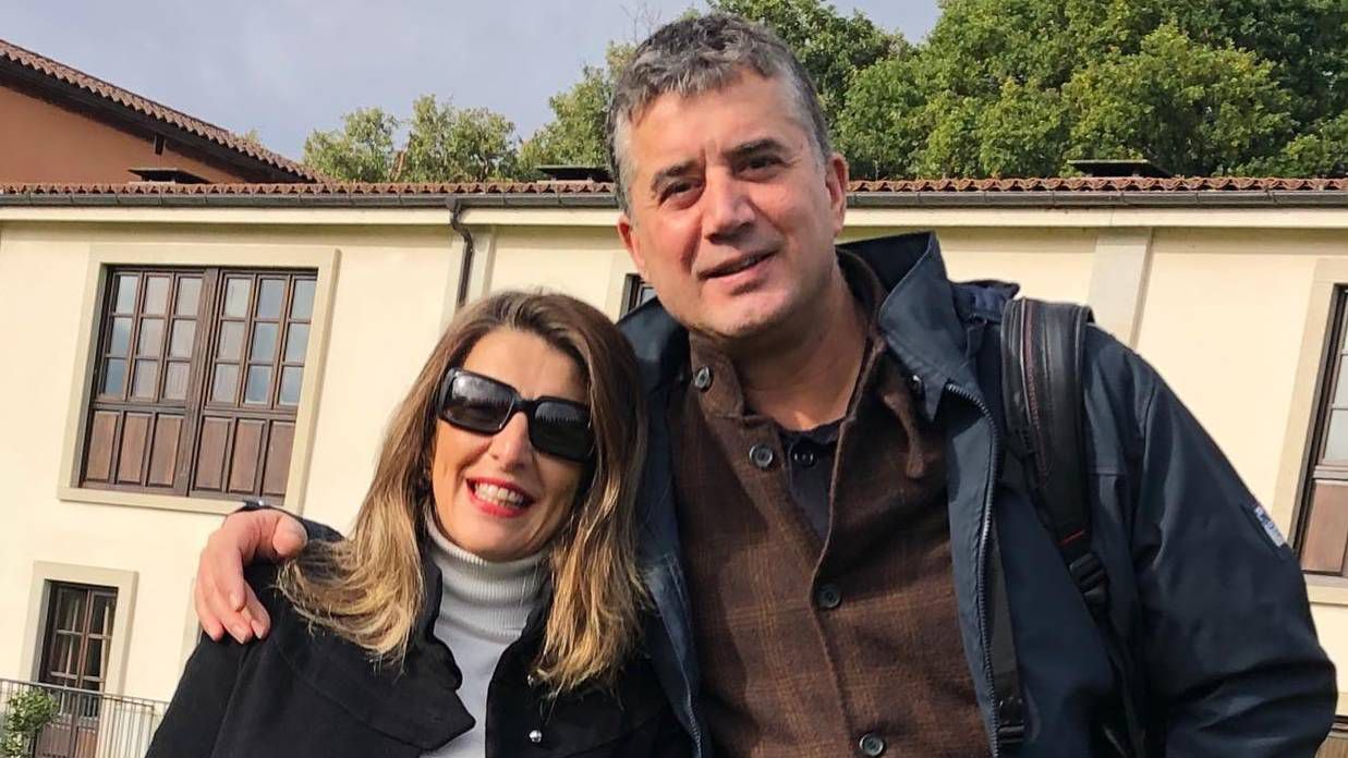 Yolanda Díaz y su marido, Andrés, en una imagen de redes sociales. (instagram.com/diaz_yolanda_)