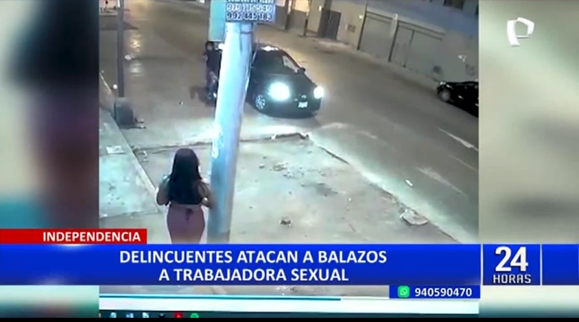 Una trabajadora sexual fue baleada por dos sujetos en Independencia. | 24 horas