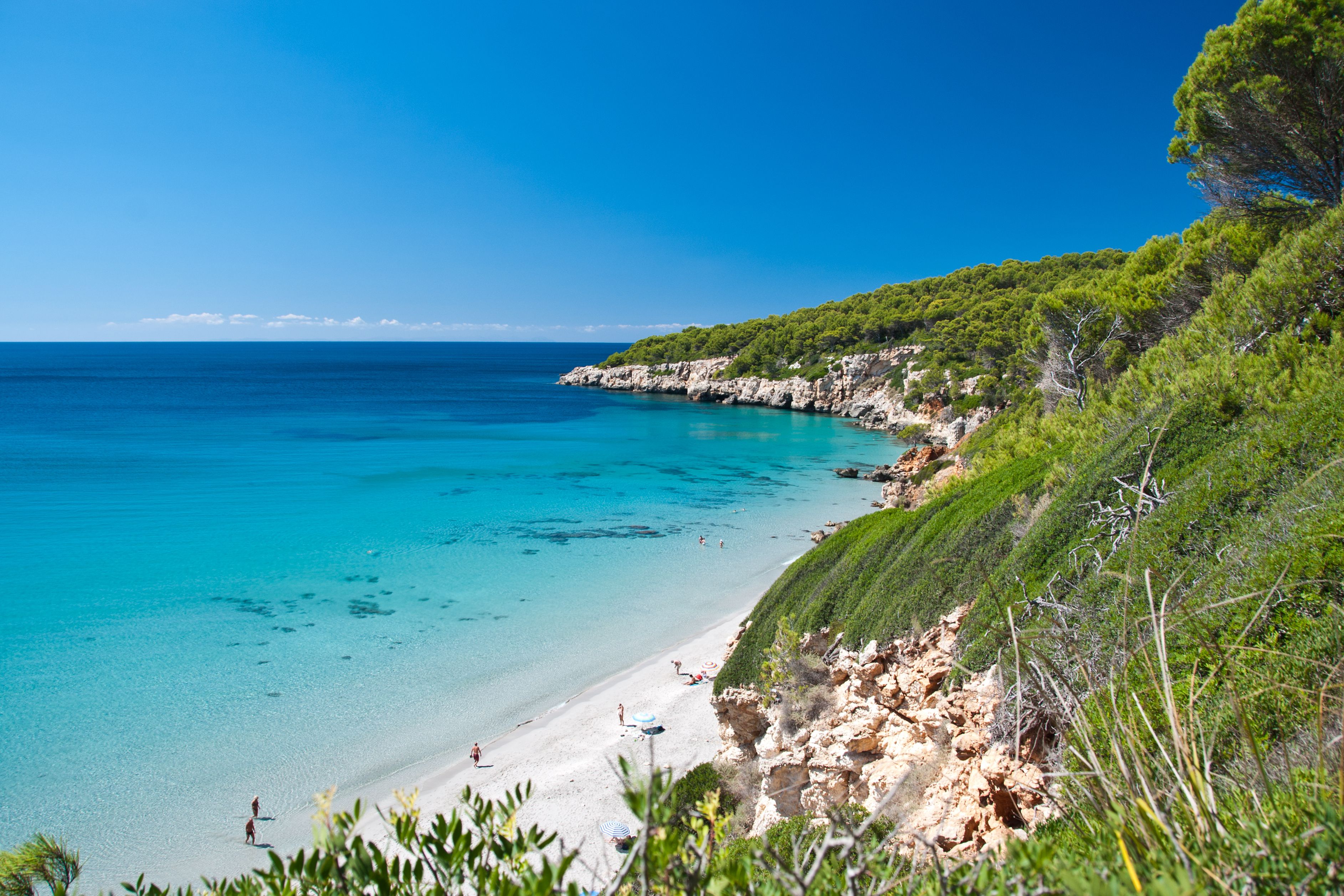 Playa de Binigaus, en Menorca.