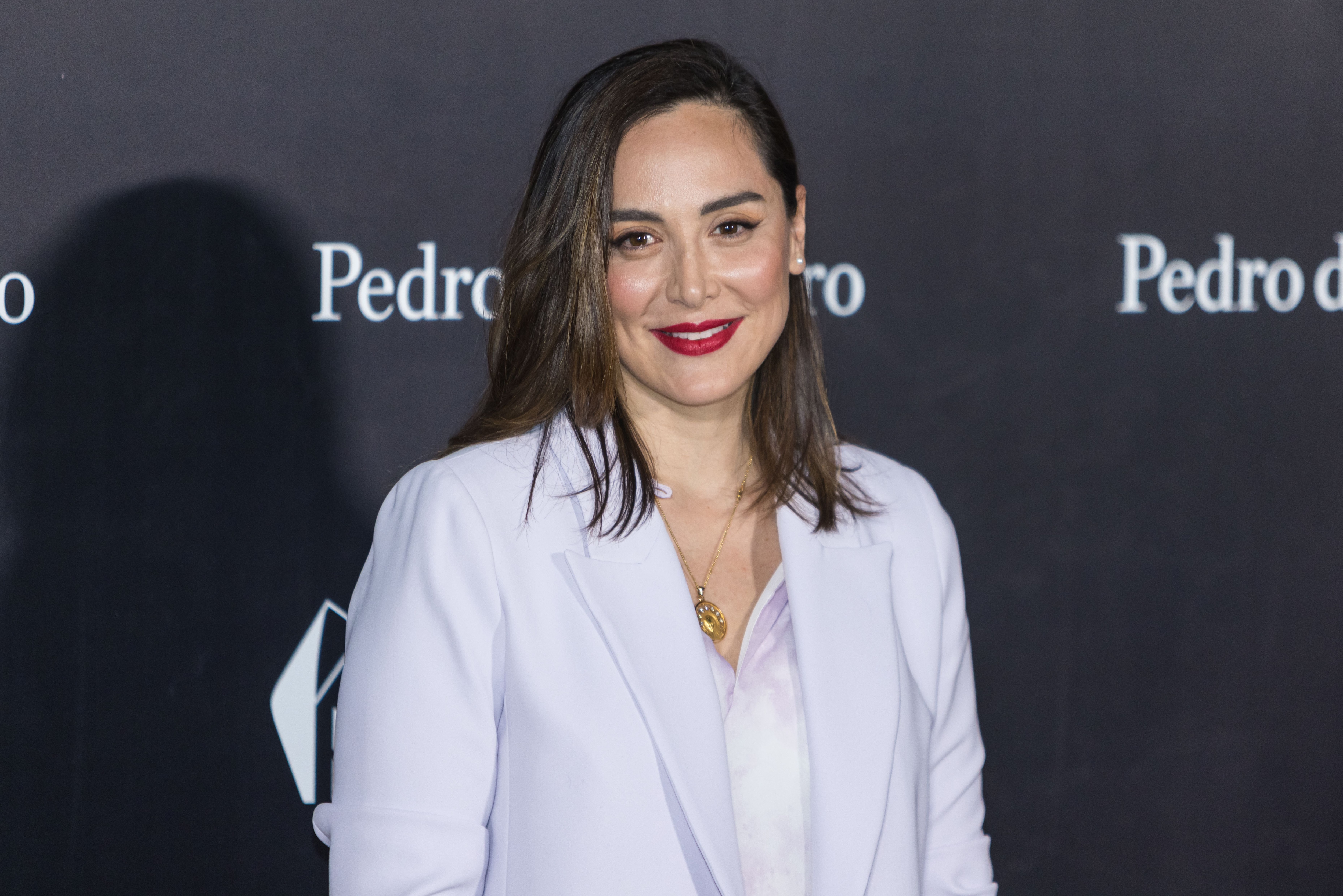 MADRID, SPAIN - FEBRUARY 16: Tamara Falco attends the photocall prior to the Pedro del Hierro fashion show during the  Mercedes Benz Fashion Week Madrid February 2023 edition at IFEMA on February 16, 2023 in Madrid, Spain. (Photo by David Benito/WireImage)