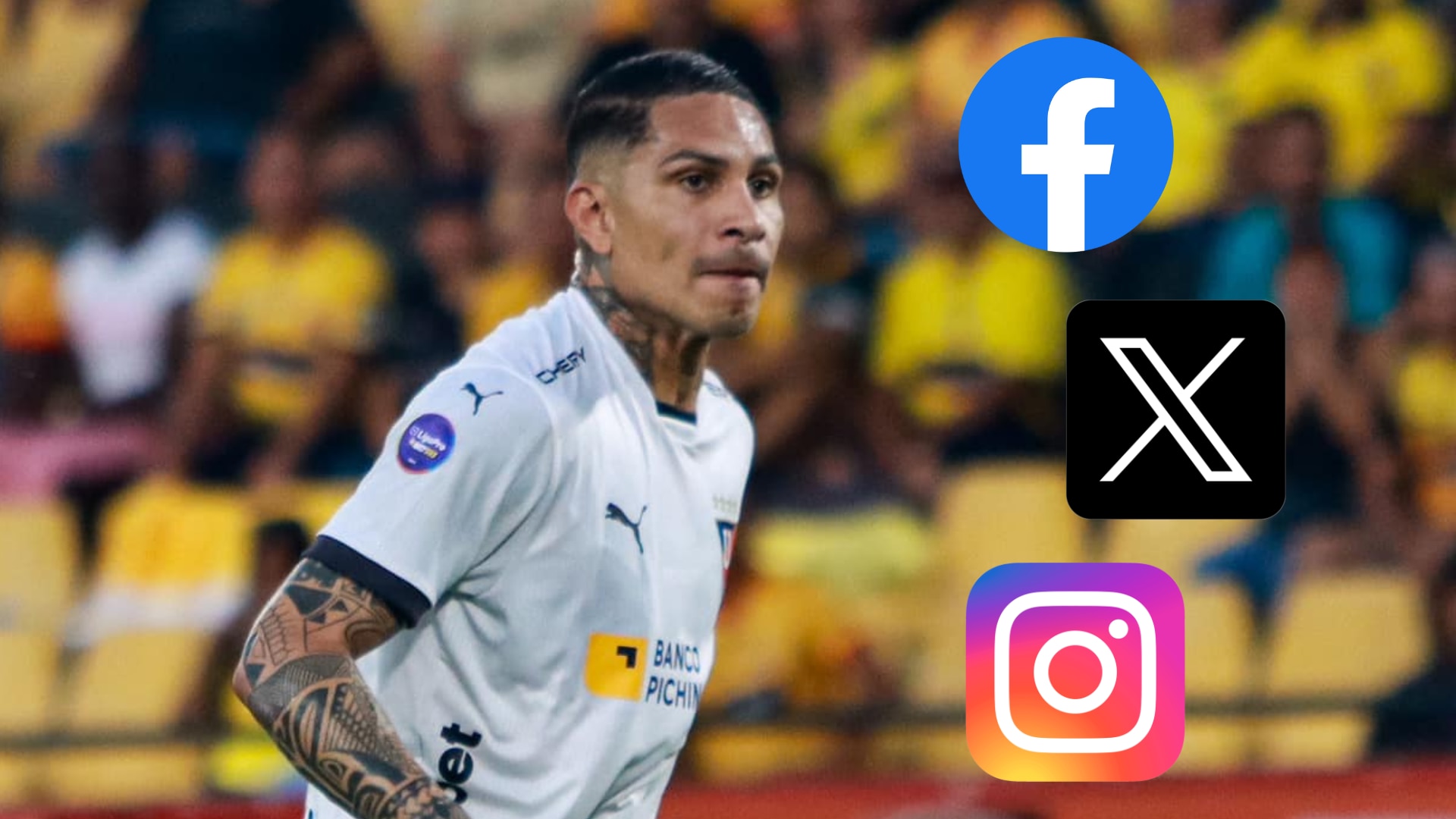 La llegada de Paolo Guerrero le permitió a LDU de Quito poder crecer en redes sociales de manera impresionante.