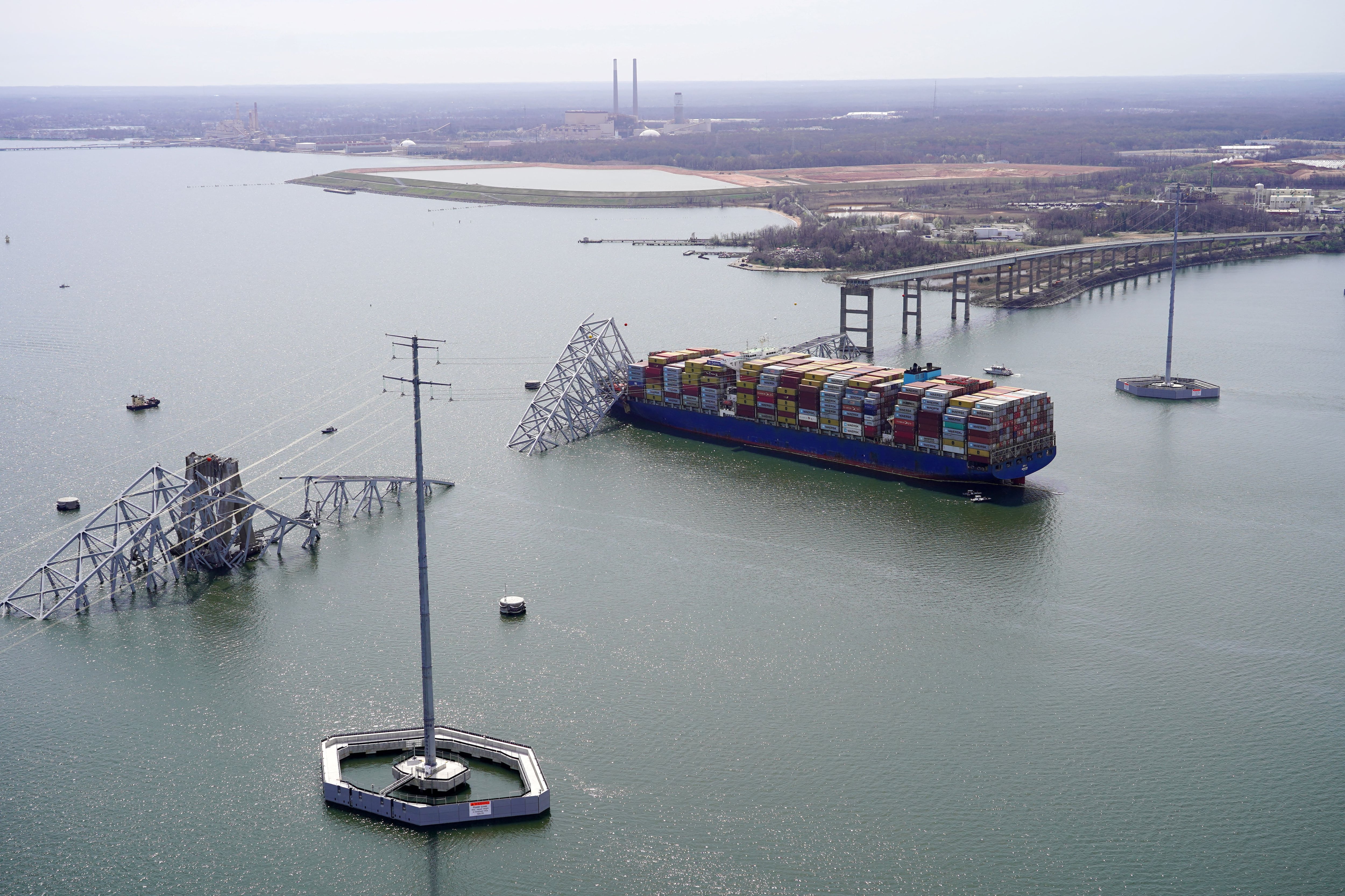El puerto de Baltimore, el decimosexto en actividad en Estados Unidos, es uno de los tres en la costa este que puede recibir los mayores cargueros del mundo. (REUTERS)