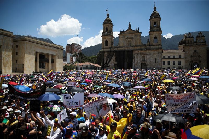 Colombia es el país de América Latina en donde más cayó la confianza en su Gobierno. (Crédito: REUTERS/Luisa González)