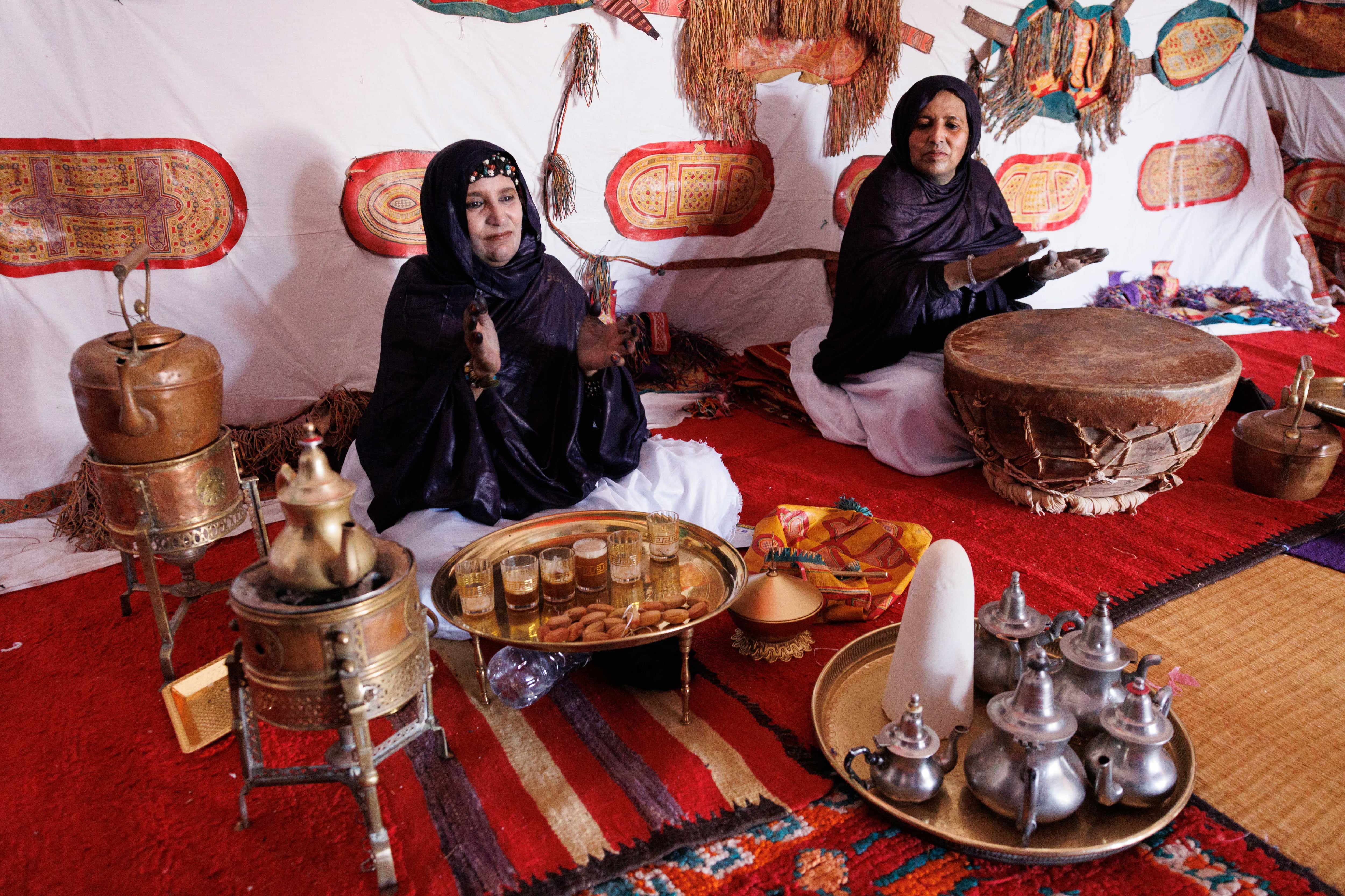 Festival Internacional de Cine del Sáhara Occidental (Fisahara) en el campamento de refugiados de Ausserd, Argelia.