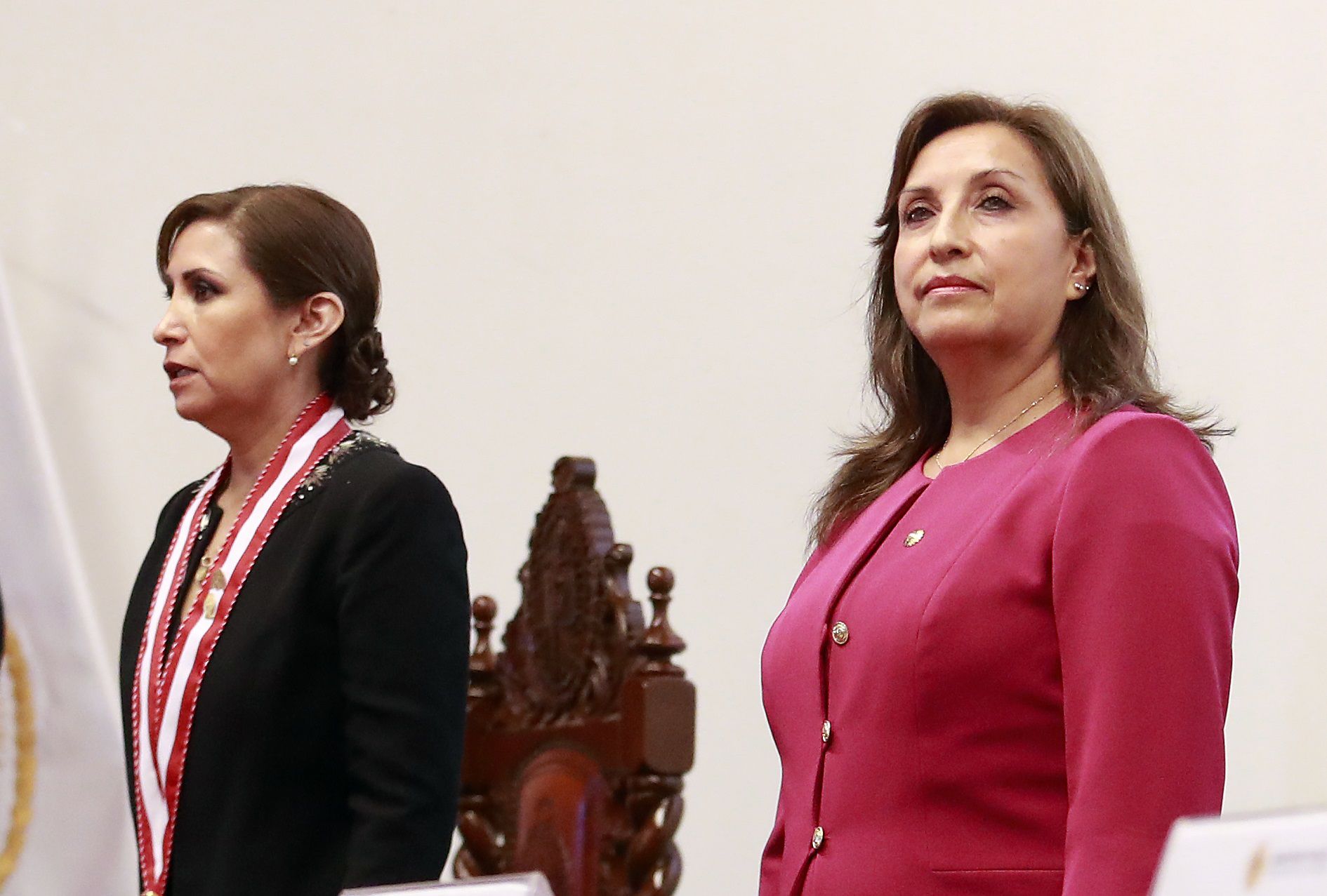 Dina Boluarte y Patricia Benavides