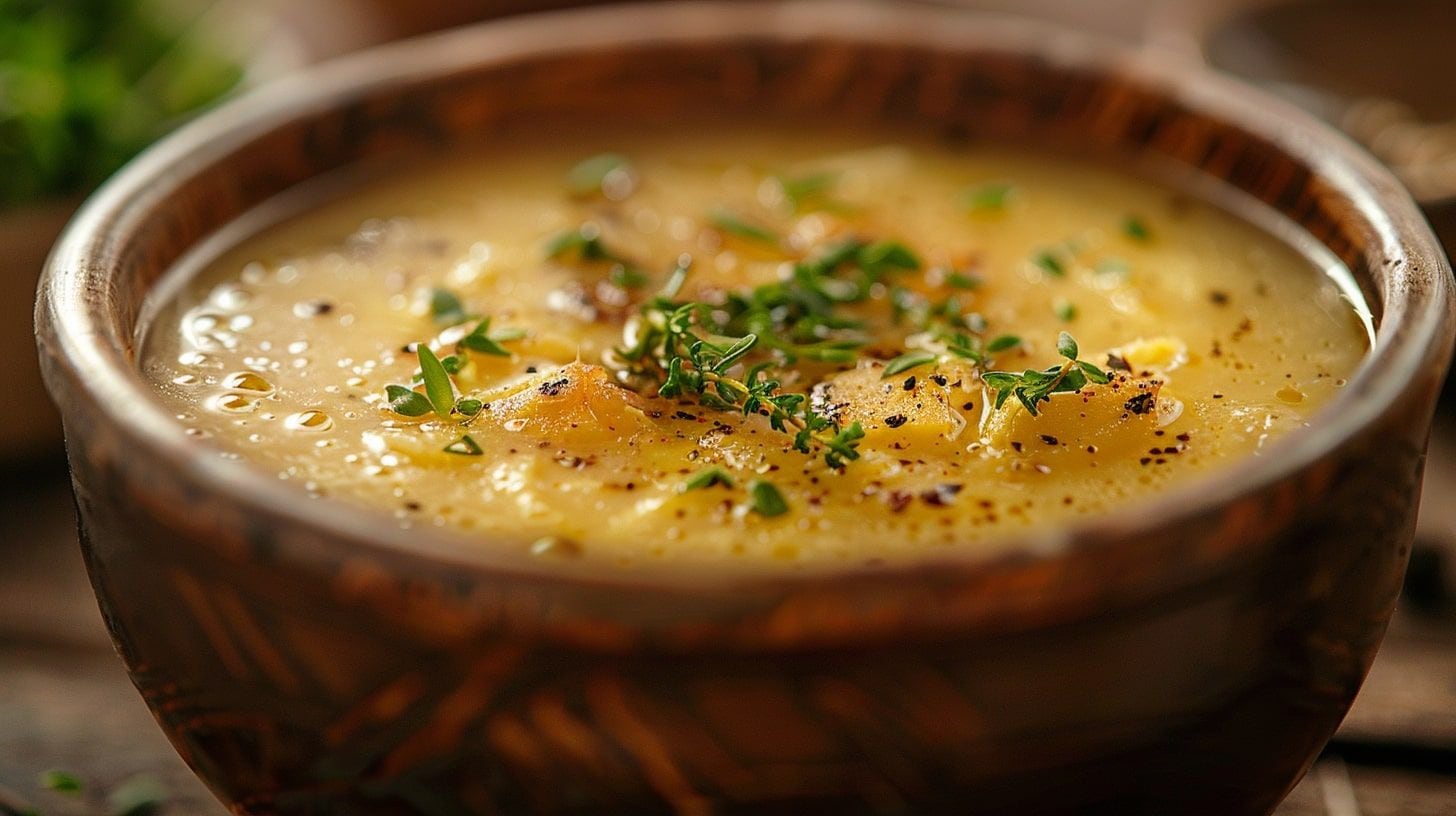 Receta tradicional de caldo con huevo, ingredientes saludables y recomendaciones culinarias - (Imagen Ilustrativa Infobae).