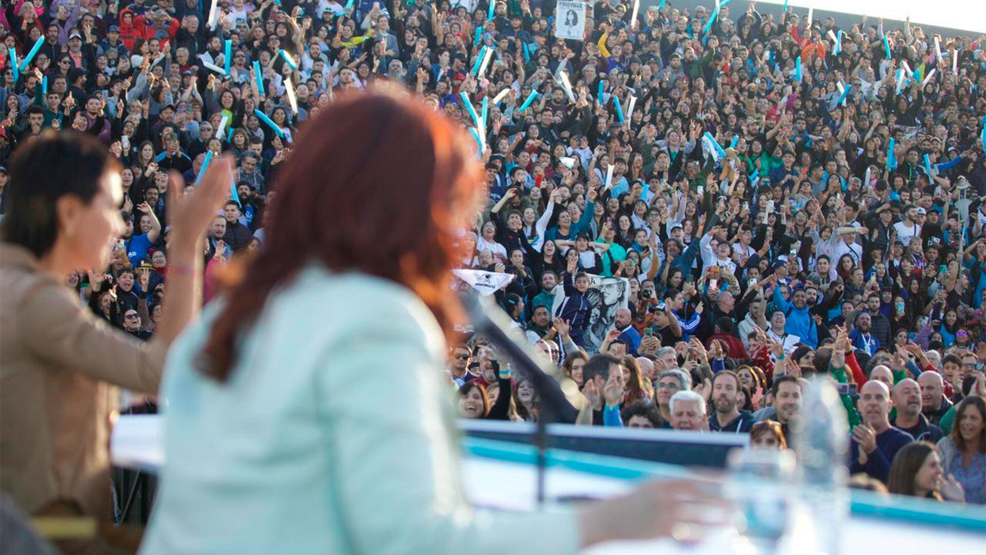 Cristina Kirchner con Mayra Mendoza