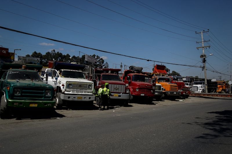 Imagen de referencia. Camioneros le pidieron mayor seguridad en las vías al Gobierno nacional. Foto: Colprensa - Diego Pineda