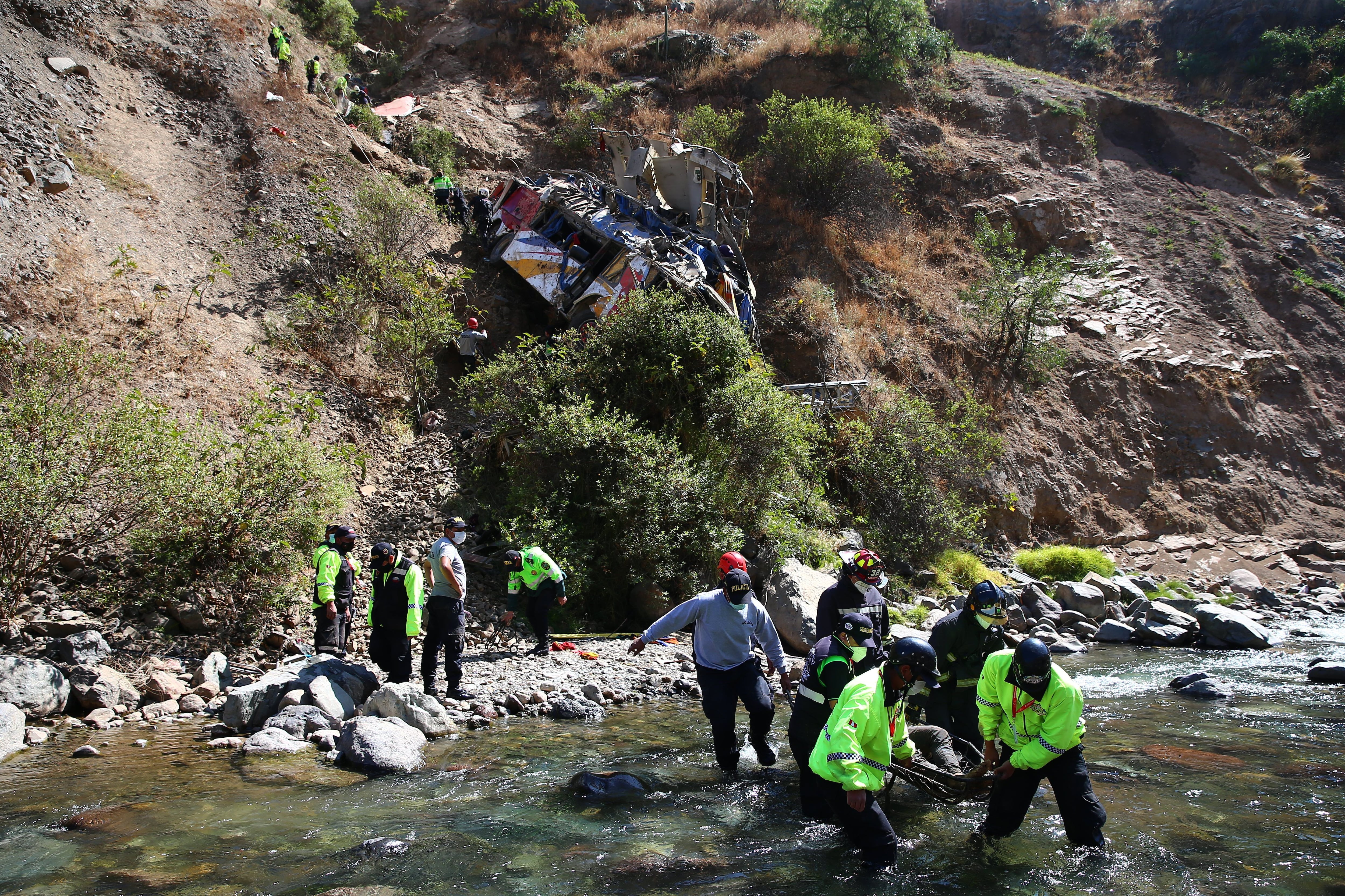 31/08/2021 August 31, 2021, LIMA, PERU: Matucana, 31 de Agosto del 2021...accidente de transito en la carretera central km 70 deja mas de 25 muertos
POLITICA 
Europa Press/Contacto/El Comercio
