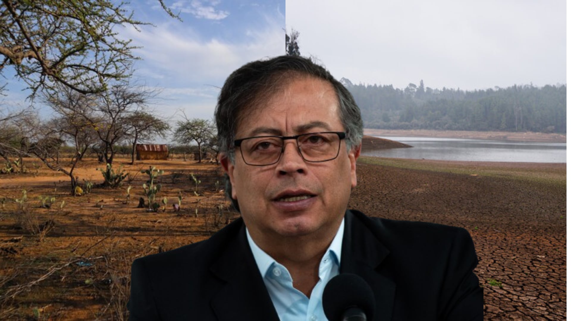 Gustavo Petro habló de la crisis de abastecimiento de agua en Bogotá - crédito Colprensa
