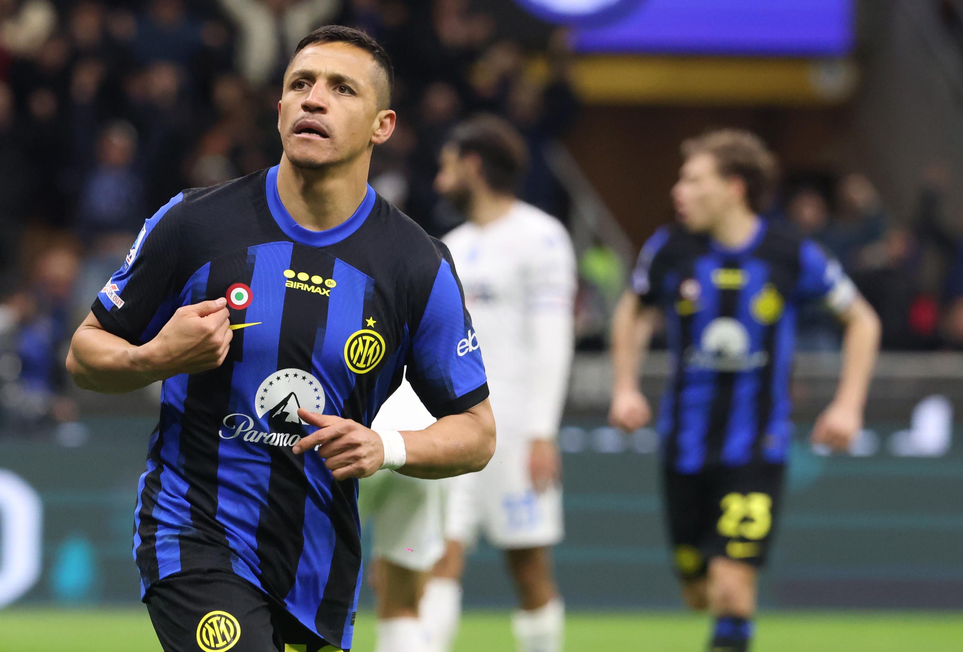 Alexis Sánchez, tras el 2-0. EFE/EPA/MATTEO BAZZI
