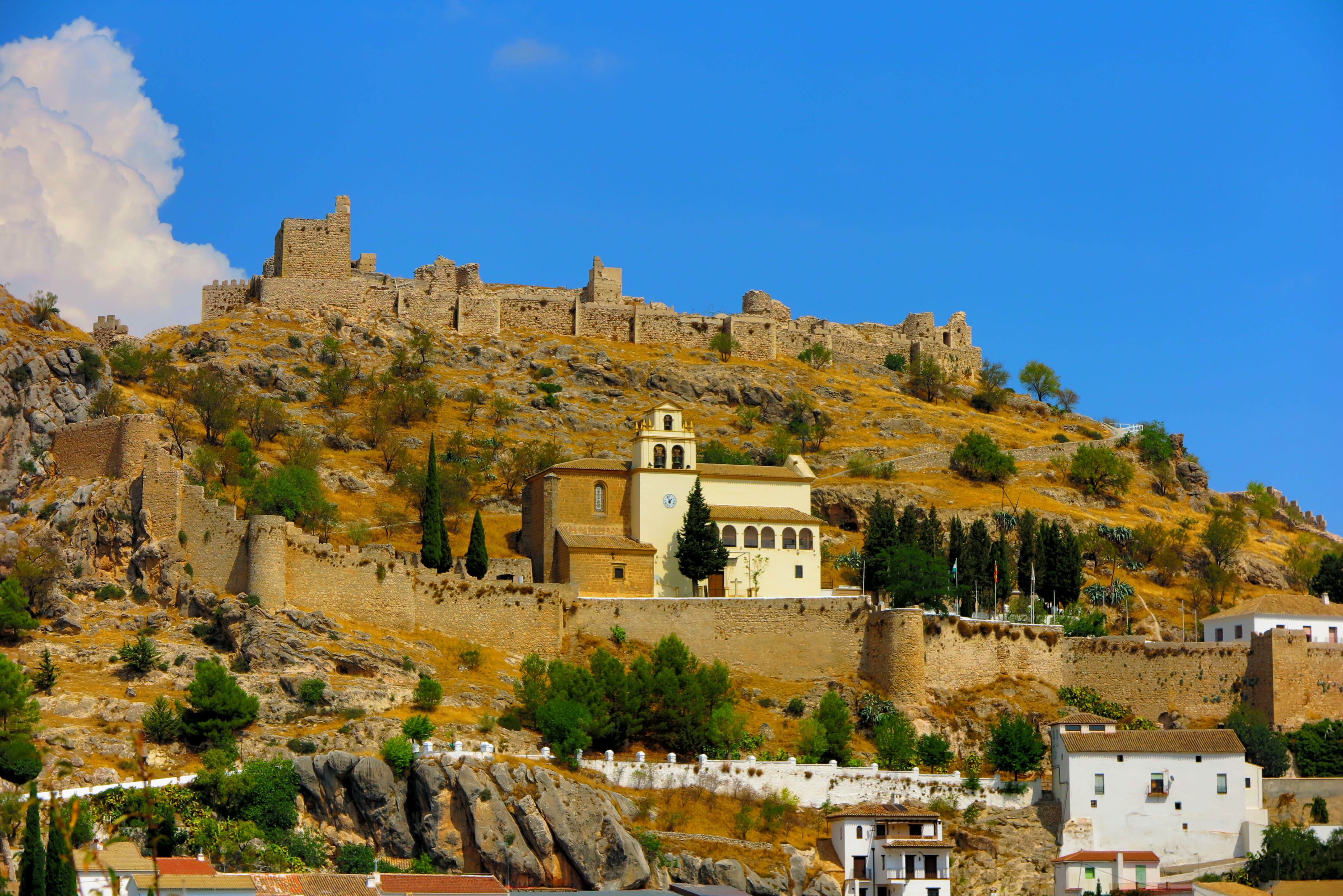 Castillo de Moclín, en Granada (Wikimedia).