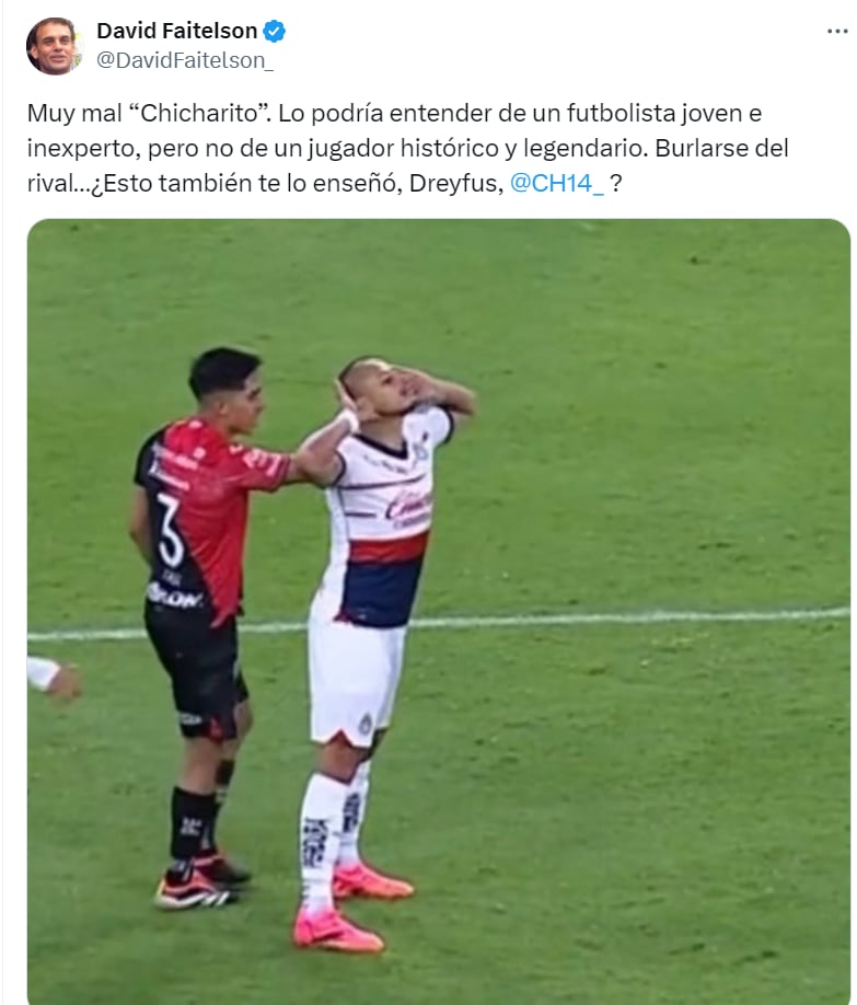 La polémica celebración de Chicharito provoca tensiones en el estadio Jalisco