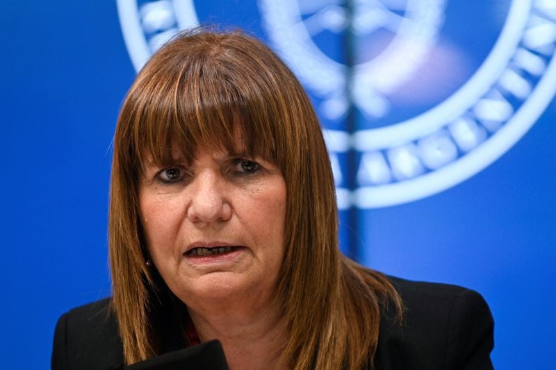 Patricia Bullrich, ministra de Seguridad de la Nación