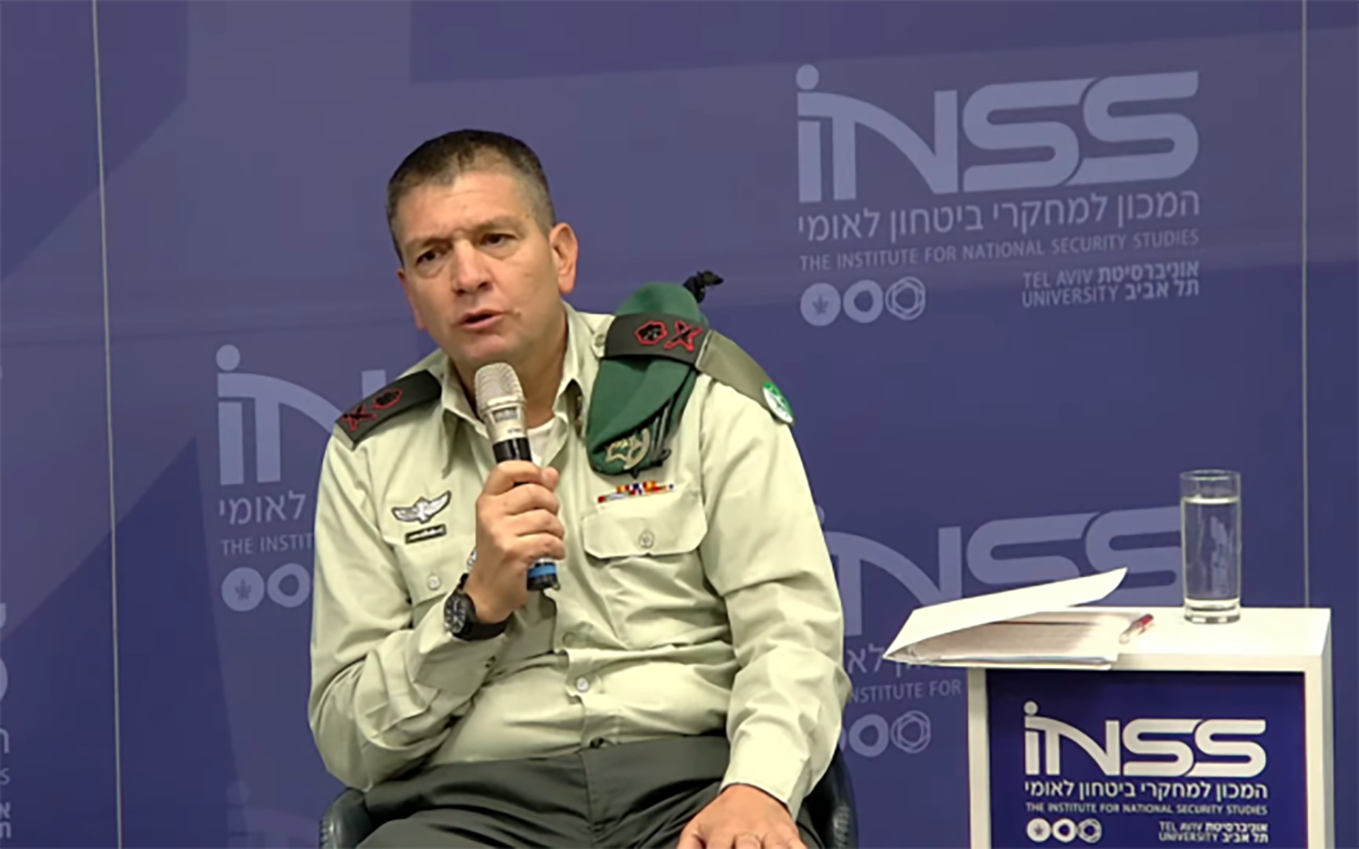 Aharon Haliva jefe de la inteligencia de Israel