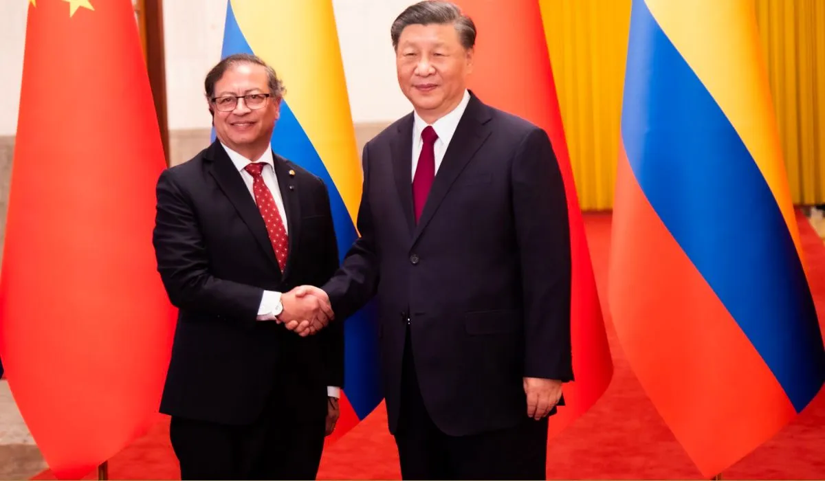 Petro y Xi Jinping