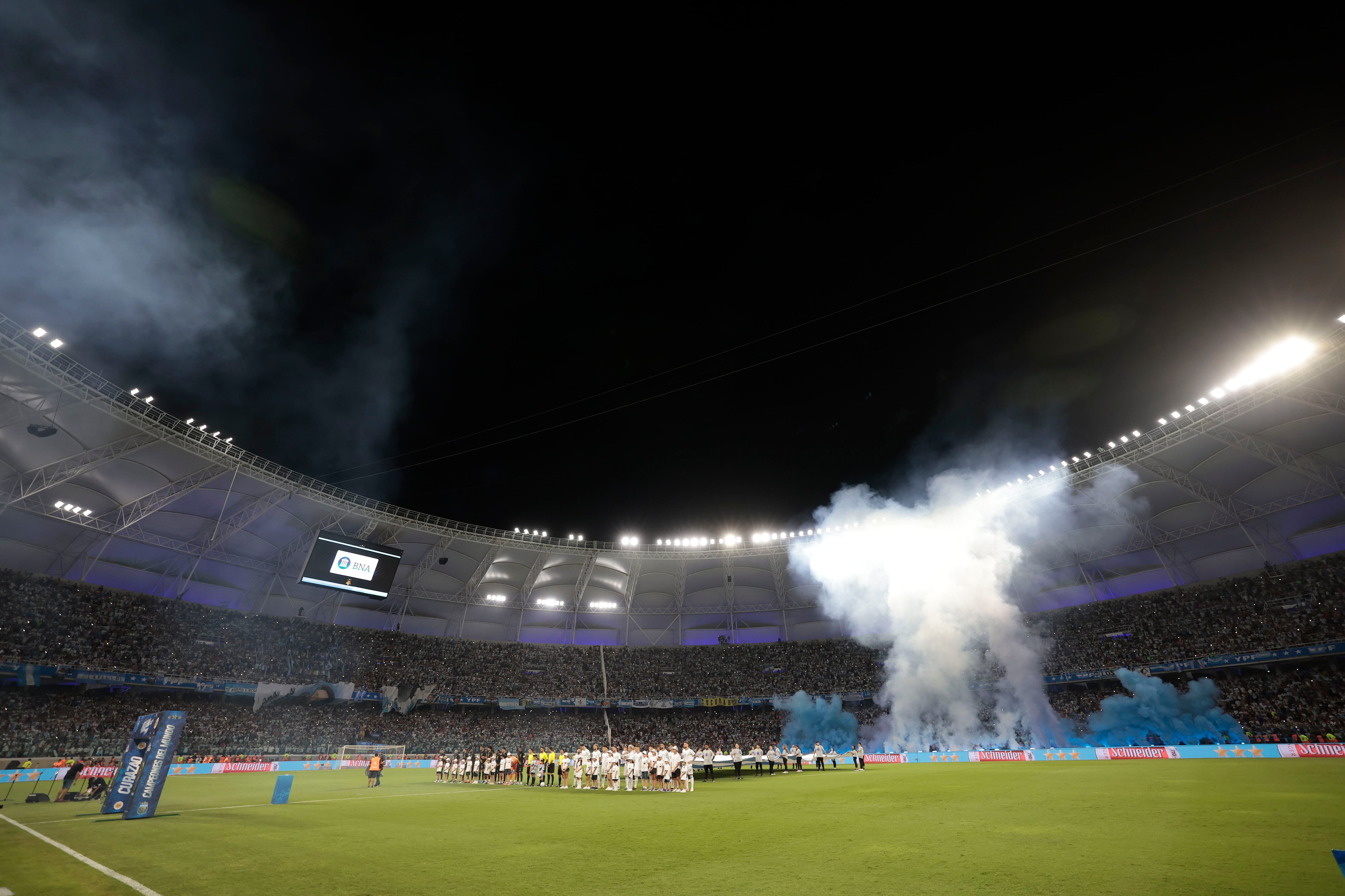 El estadio Madre de Ciudades de Santiago del Estero albergará la gran definición (EFE/Juan Ignacio Roncoroni)
