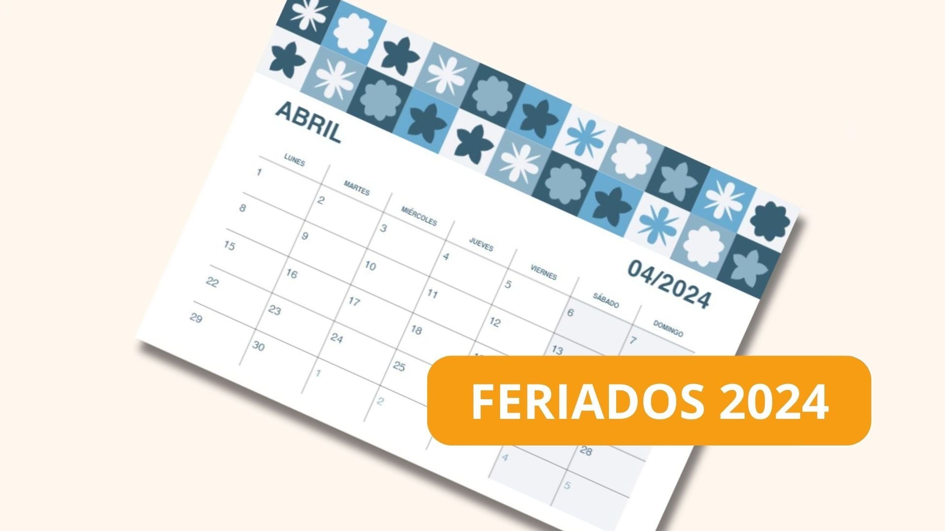 Calendario de abril