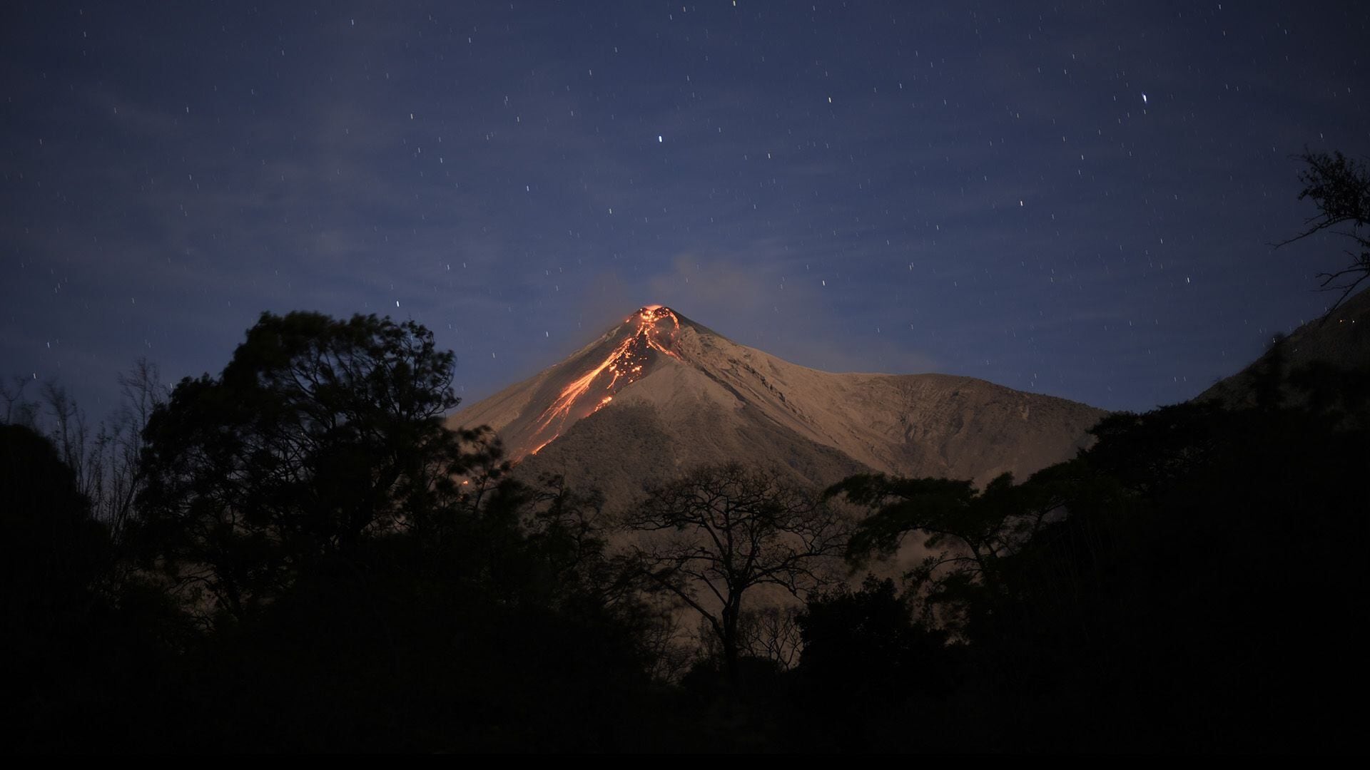La última erupción fuerte del volcán de Fuego fue en el año 2018. (Archivo Infobae)