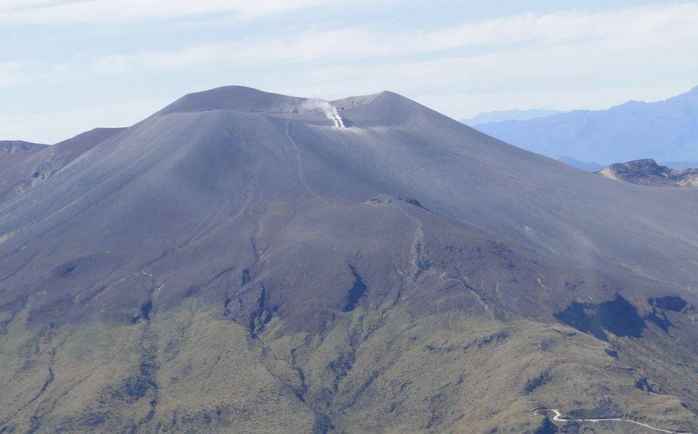El Servicio Geolófico Colombiano decretó que se mantiene la alerta amarilla en el volcán Puracé, en el departamento de Cauca - crédito @sgcol/X