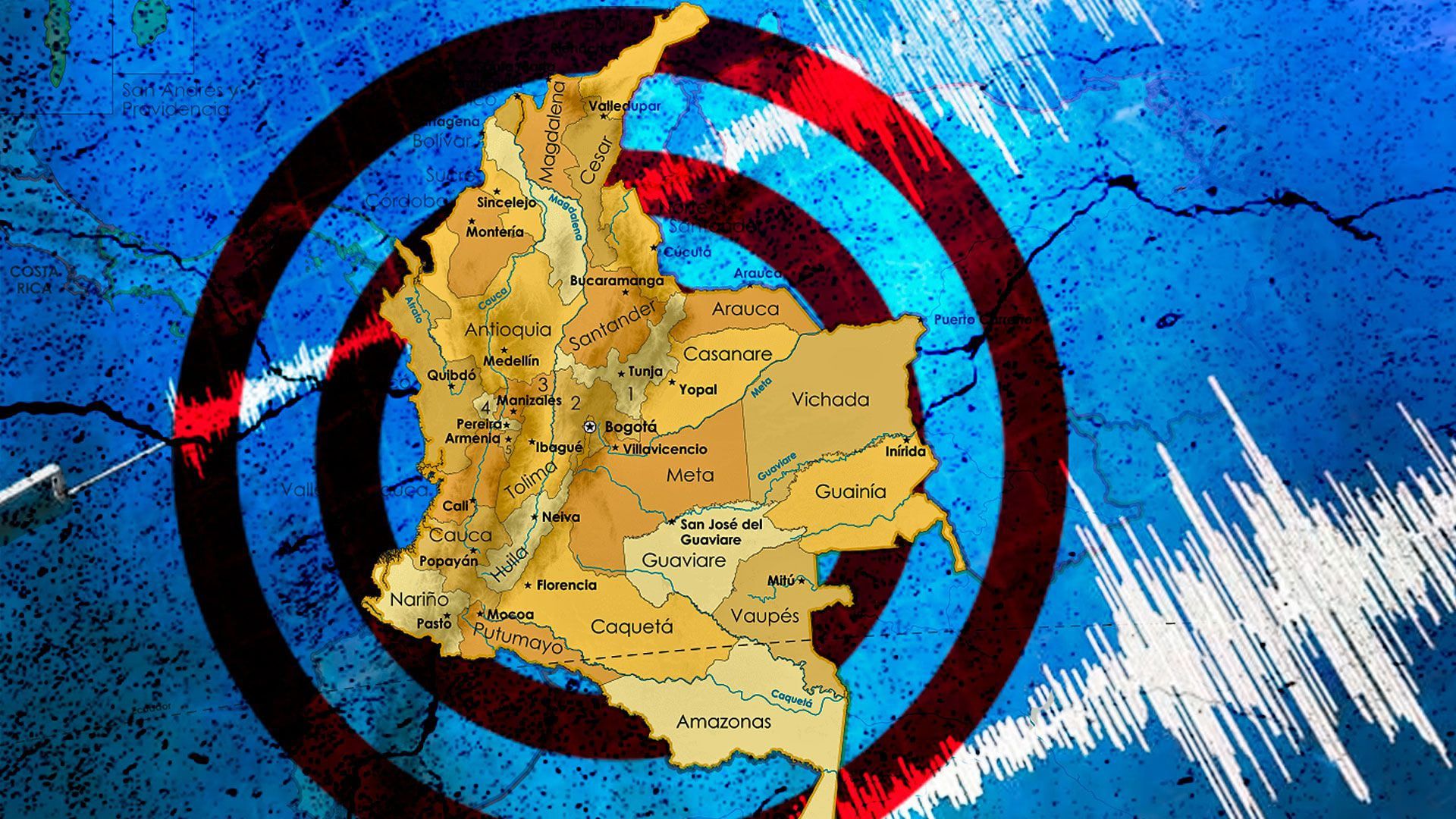 Colombia es uno de los países en donde se registran más sismos en el mundo. (Infobae/Jovani Pérez)