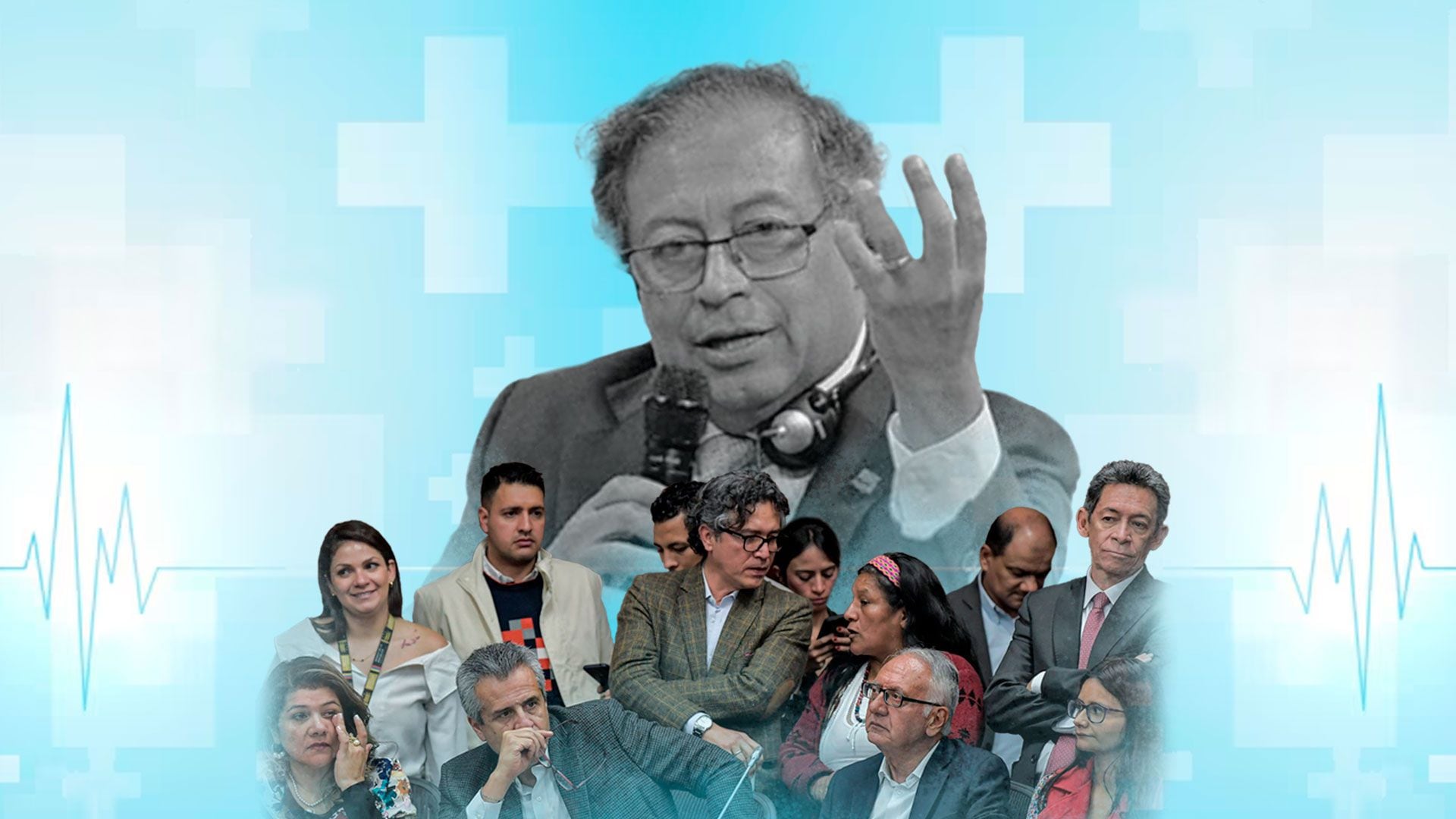 Las declaraciones del presidente Petro sobre presuntas "influencias ilegales" en el hundimiento de la reforma a la salud desataron un enfrentamiento político en Colombia - crédito Jesús Aviles/Infobae