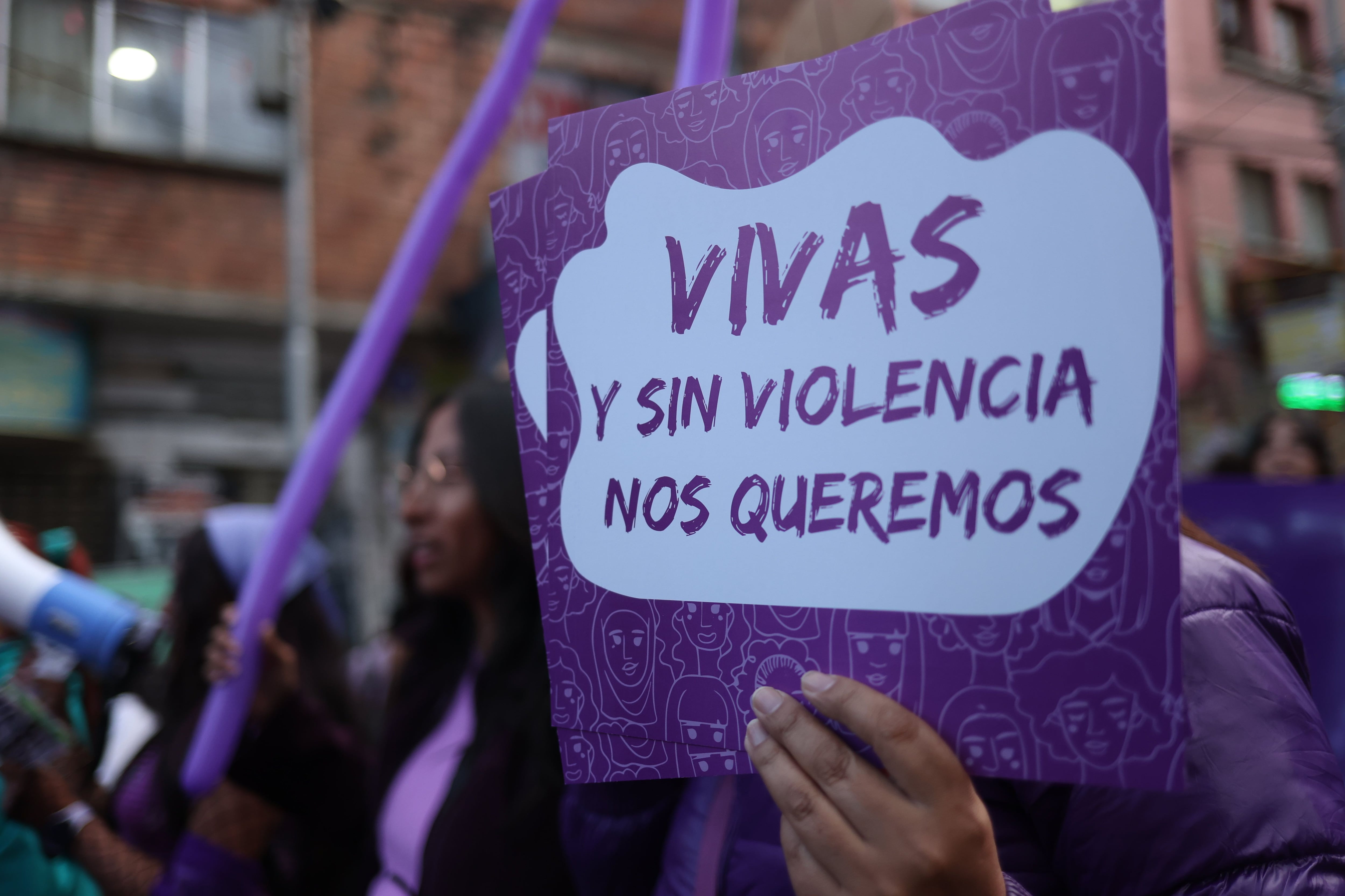 Autoridades registran 630 feminicidios en 2023 según la Fundación Paz & Reconciliación - crédito Luis Gandarillas/EFE
