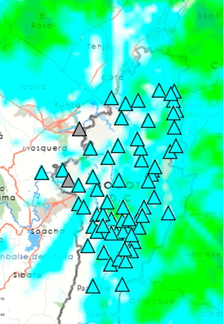 Conductores deben conducir con más precaución - crédito Clima Bogotá