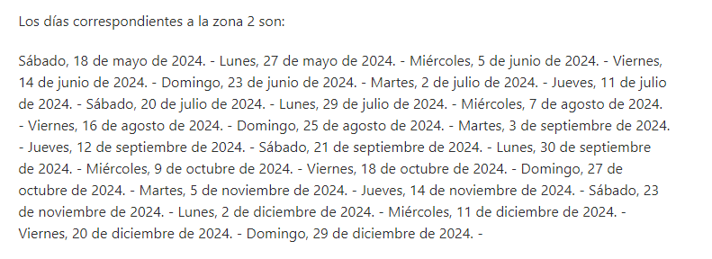 Fechas del corte del suministro de agua potable en la zona 1 - crédito Infobae