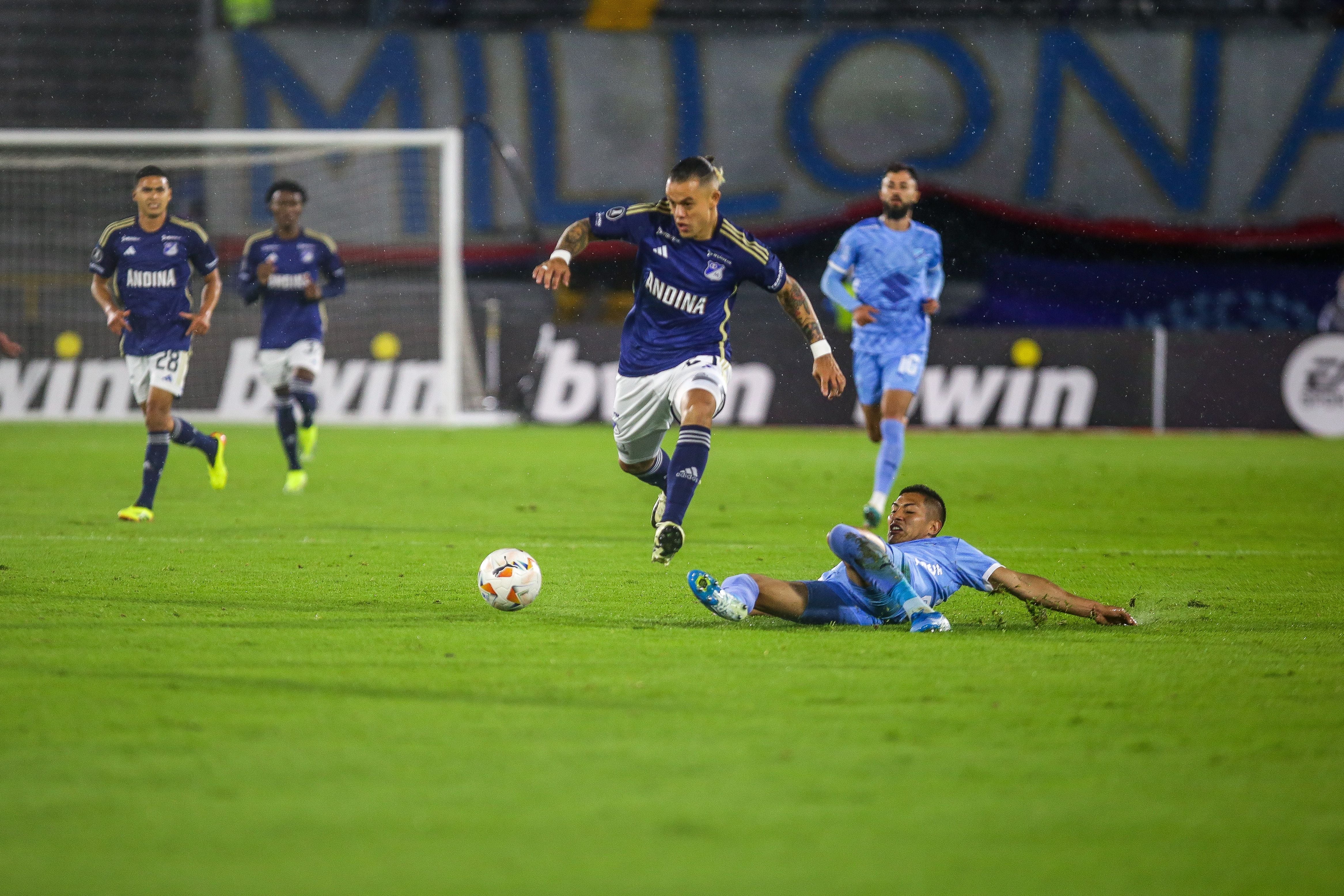 Millonarios se enfrentó a Bolívar, por encuentro válido de la Copa libertadores  2024 de la fecha 4,en el Estadio Nemesio Camacho el Campin - crédito Colprensa - Catalina Olaya