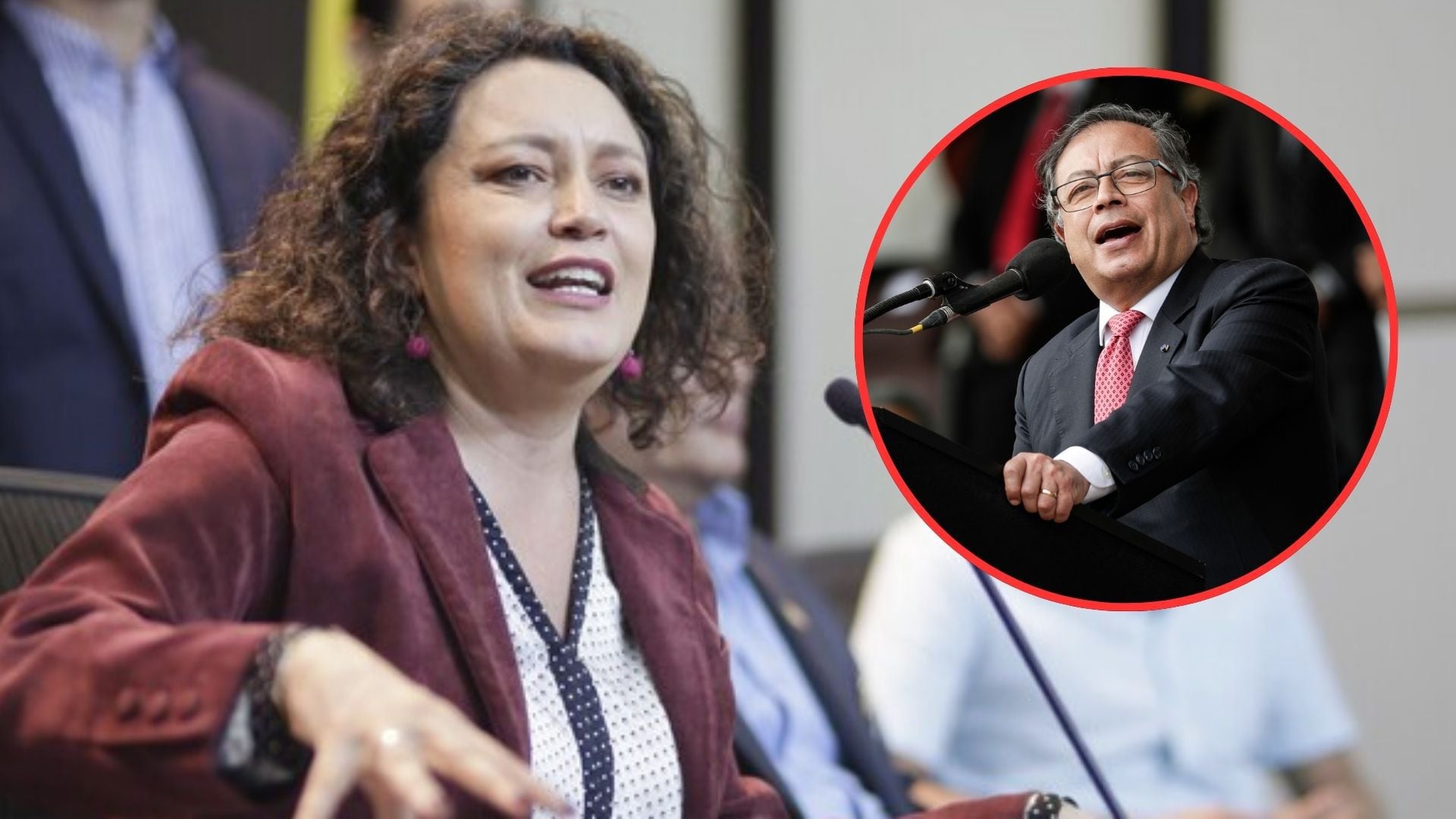 Angélica Lozano y sus críticas a Gustavo Petro