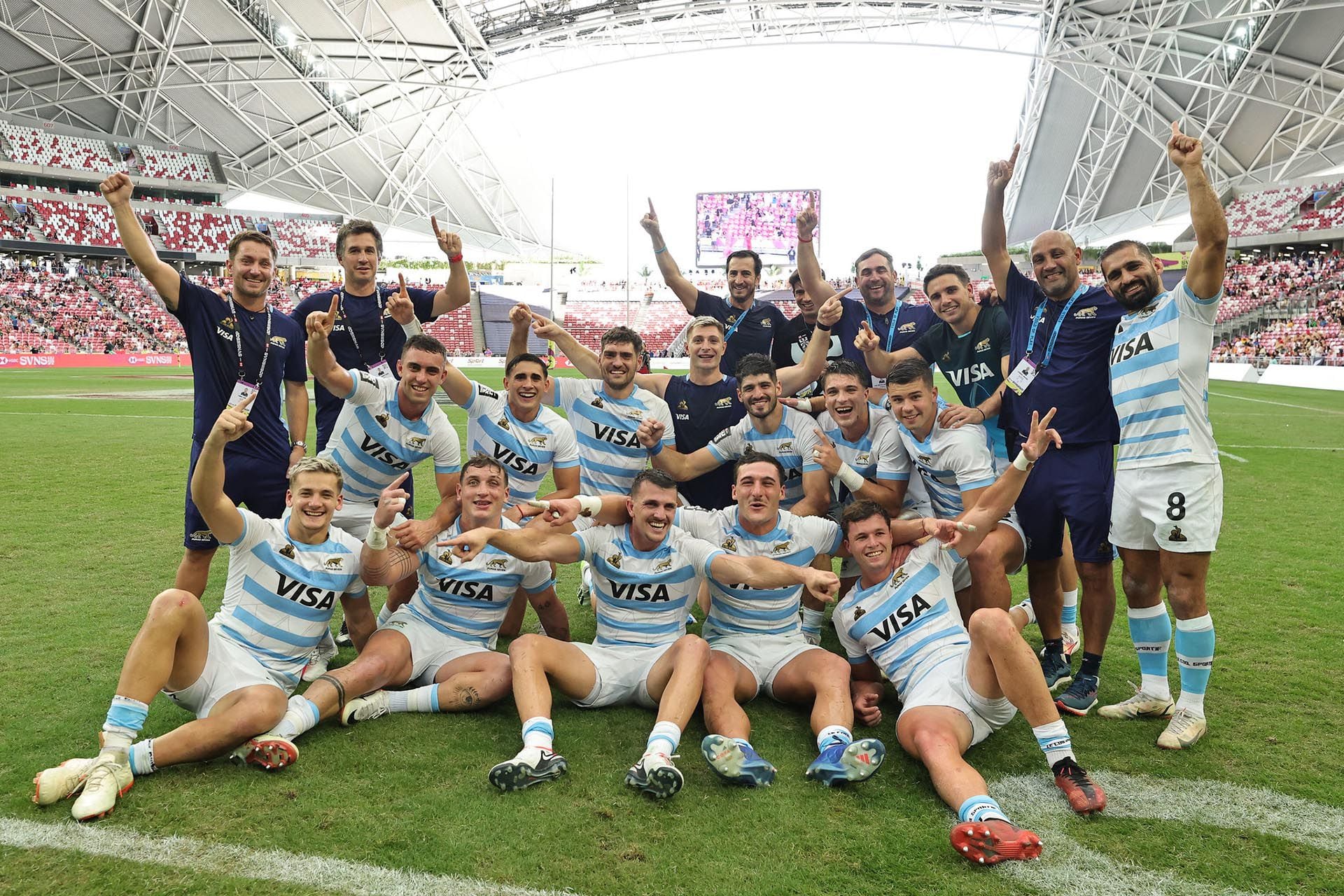 Los Pumas 7 se quedaron con el primer puesto del circuito mundial de rugby seven